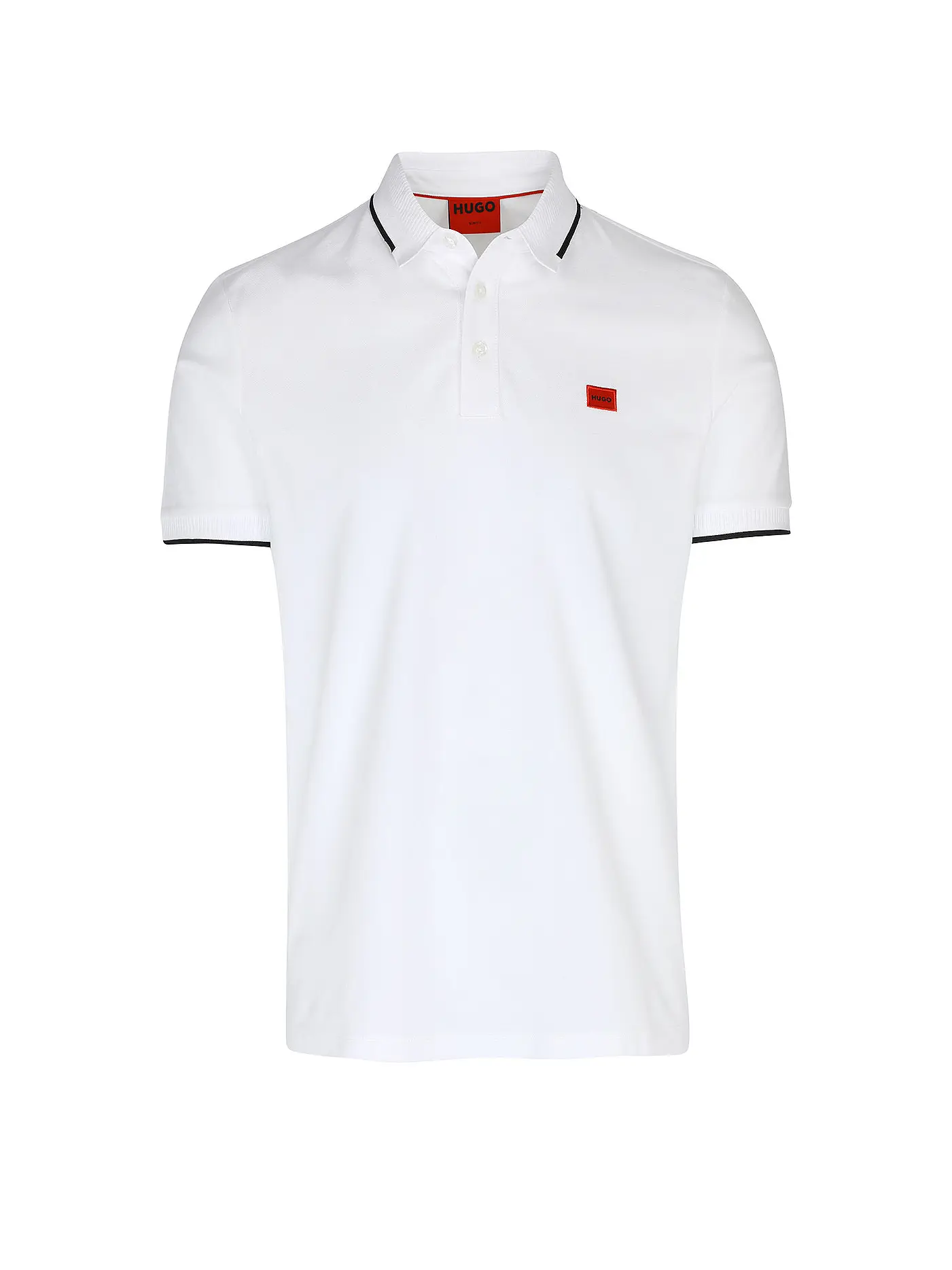 HUGO | Poloshirt DERESINO | weiss