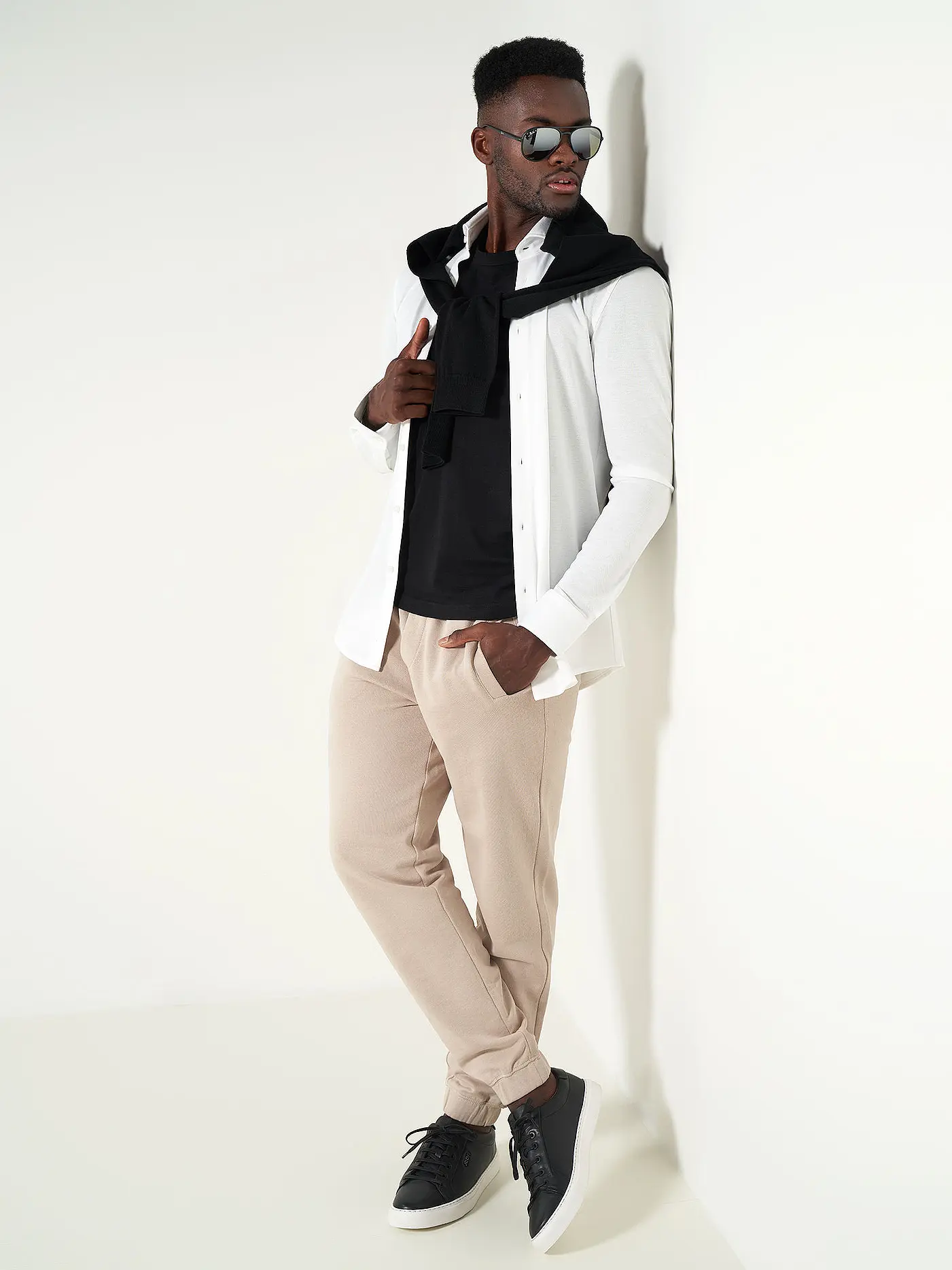 HUGO | Pullover  | schwarz