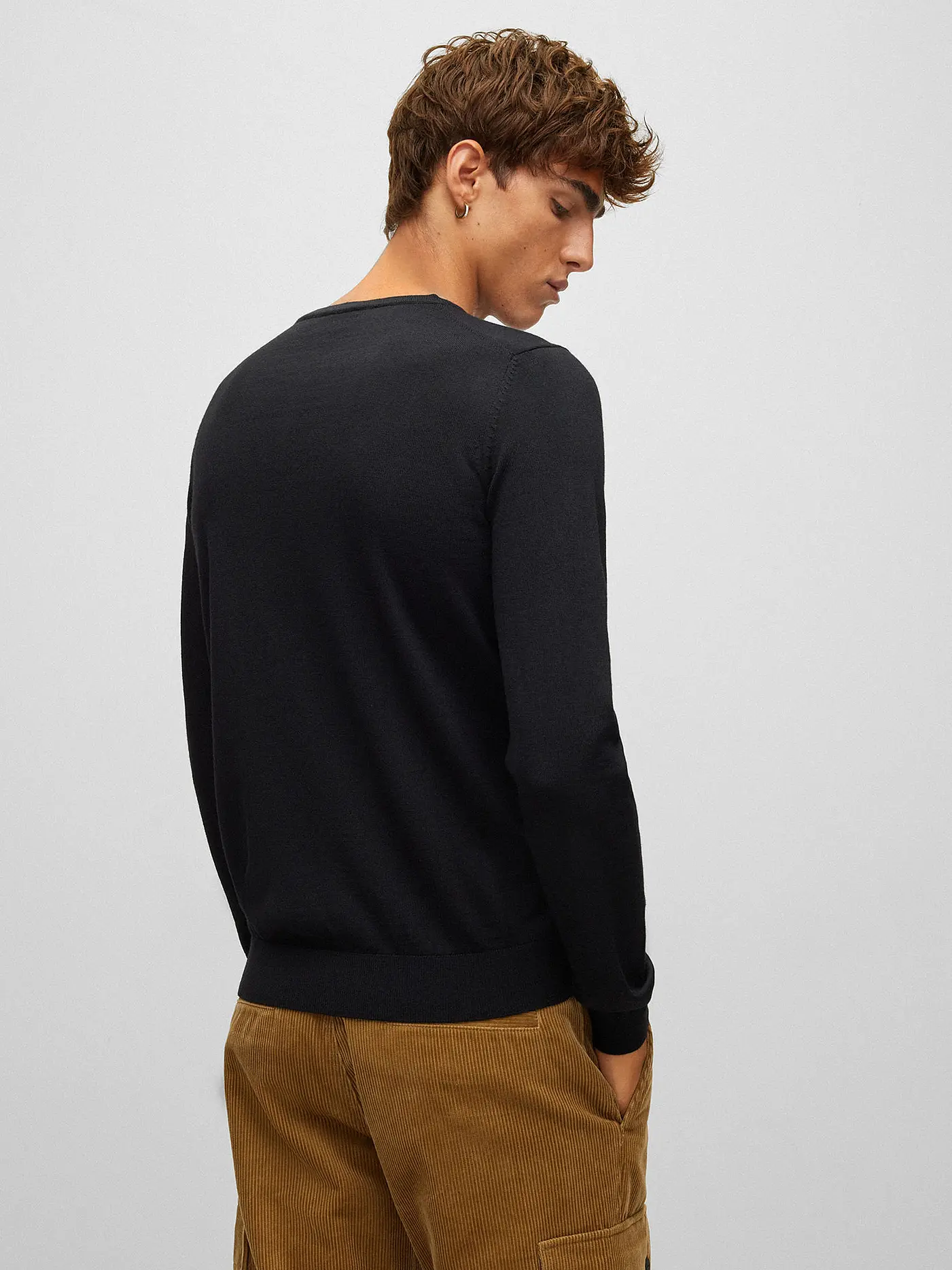 HUGO | Pullover  | schwarz