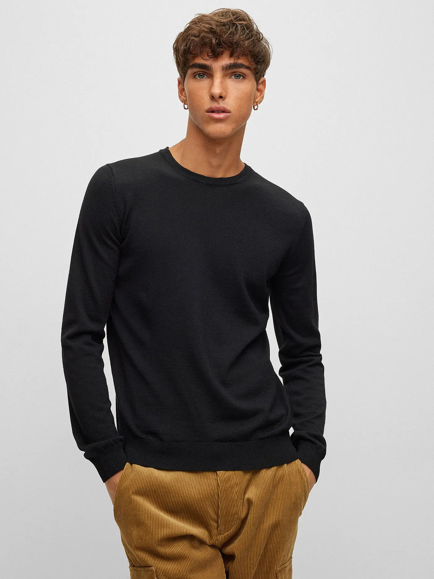 HUGO | Pullover  | schwarz