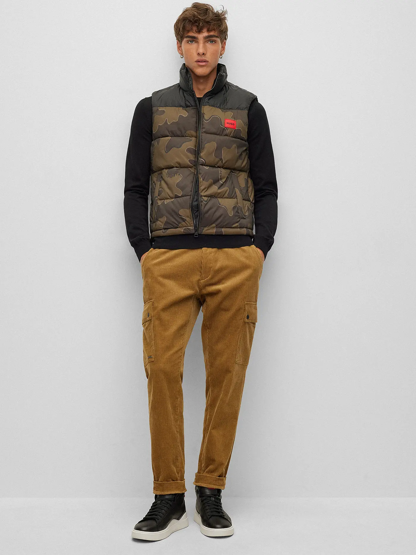 HUGO | Pullover  | schwarz