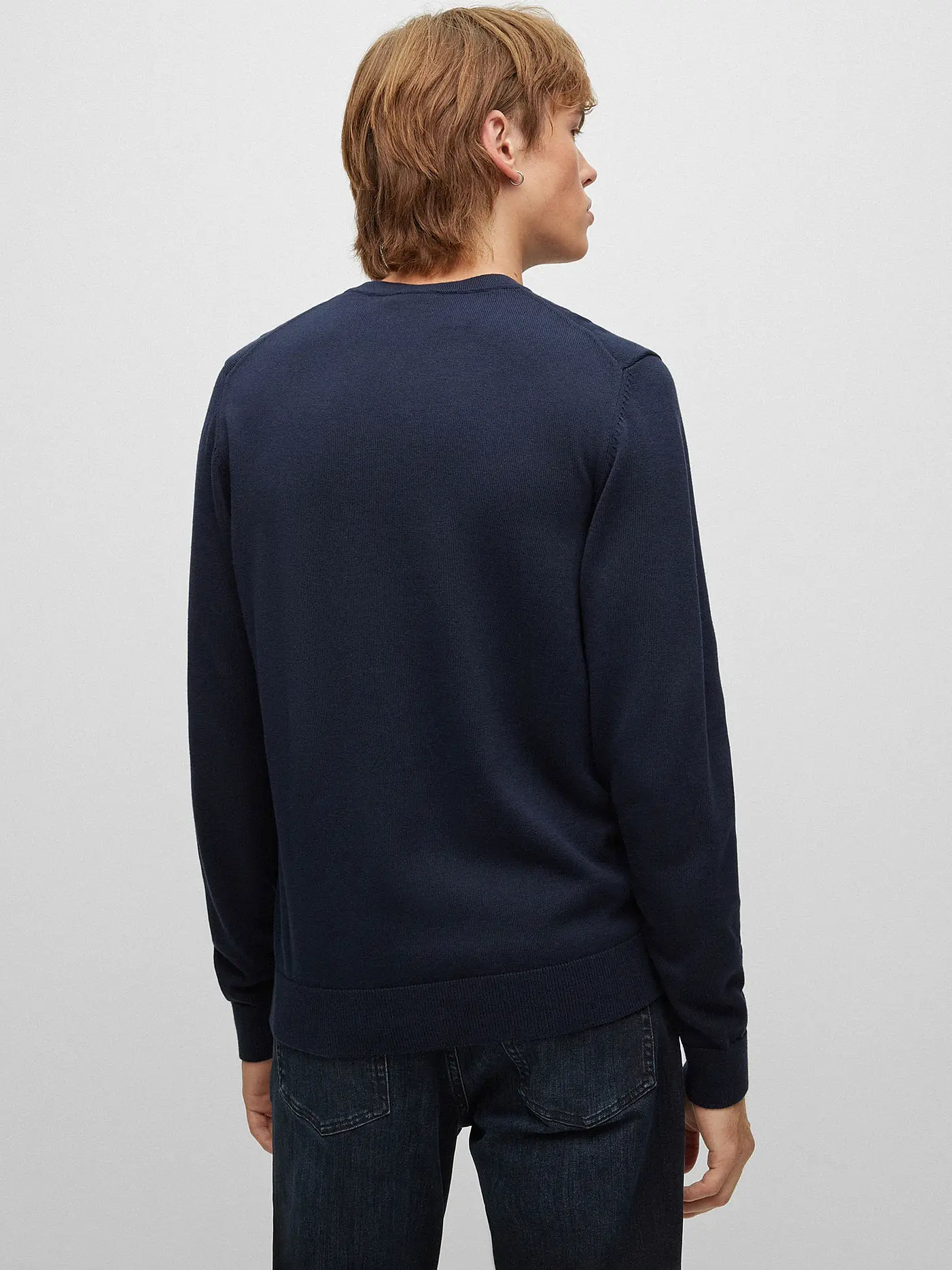 HUGO | Pullover SAN CASSIUS-C1 | blau