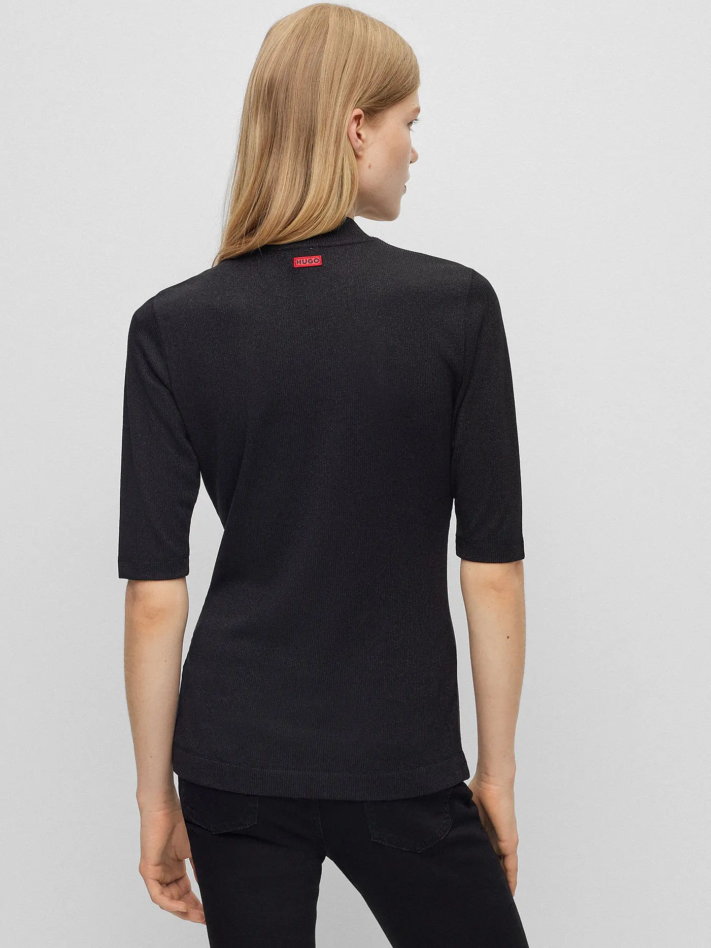 HUGO | Shirt DASIRI | schwarz
