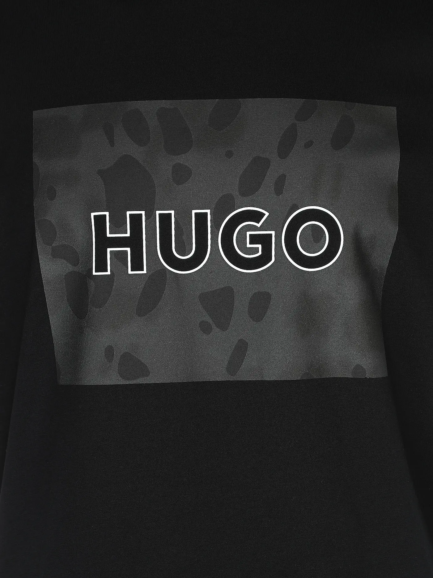 HUGO | T-Shirt DULIVE DALMA  | schwarz