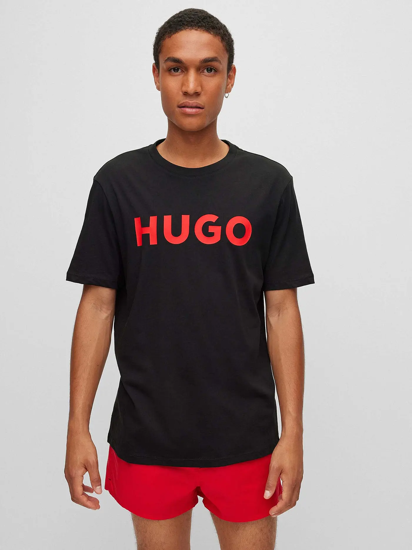HUGO | T-Shirt DULIVIO | schwarz