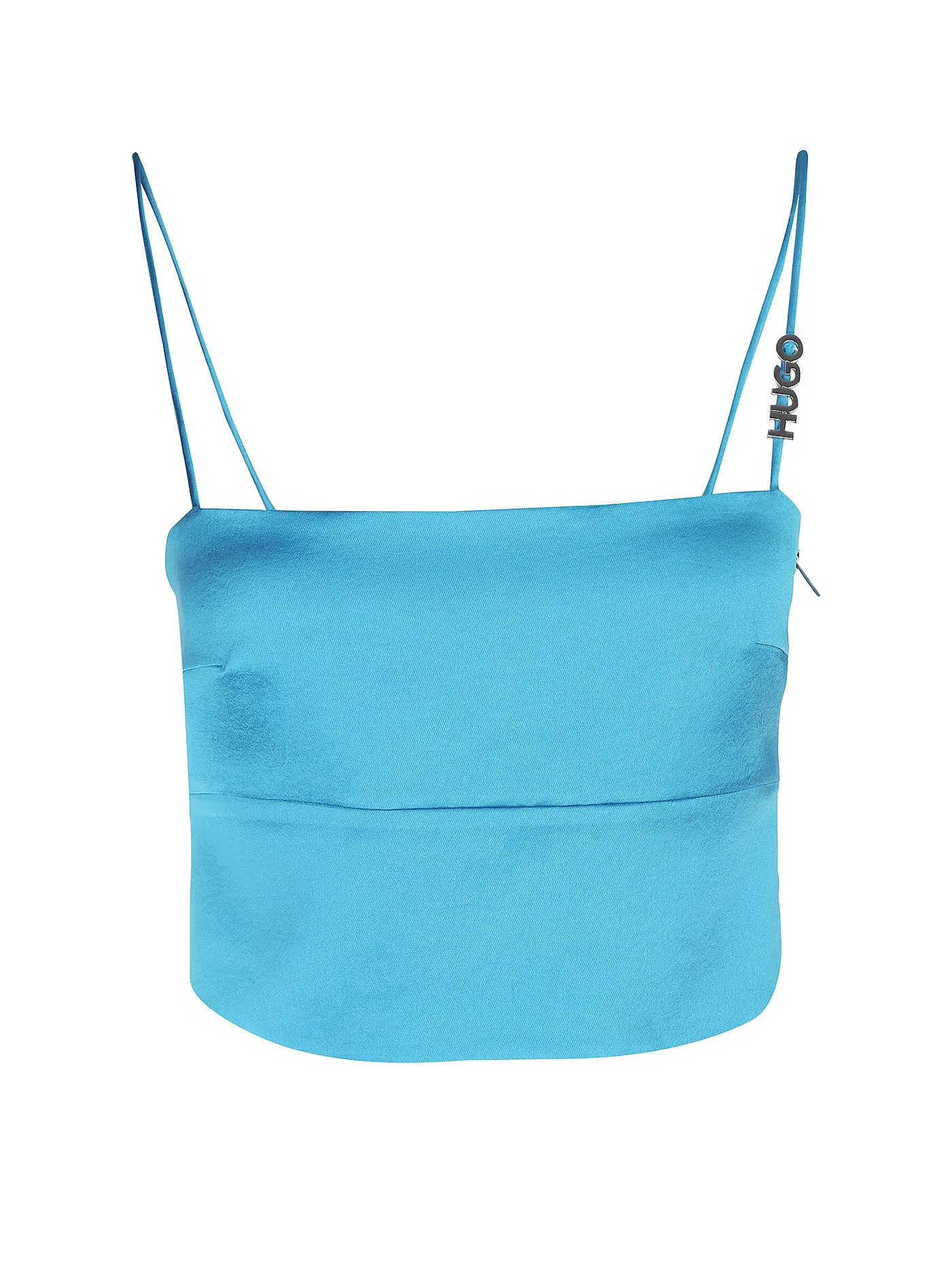 HUGO | Top Cropped Fit CAMURA | blau