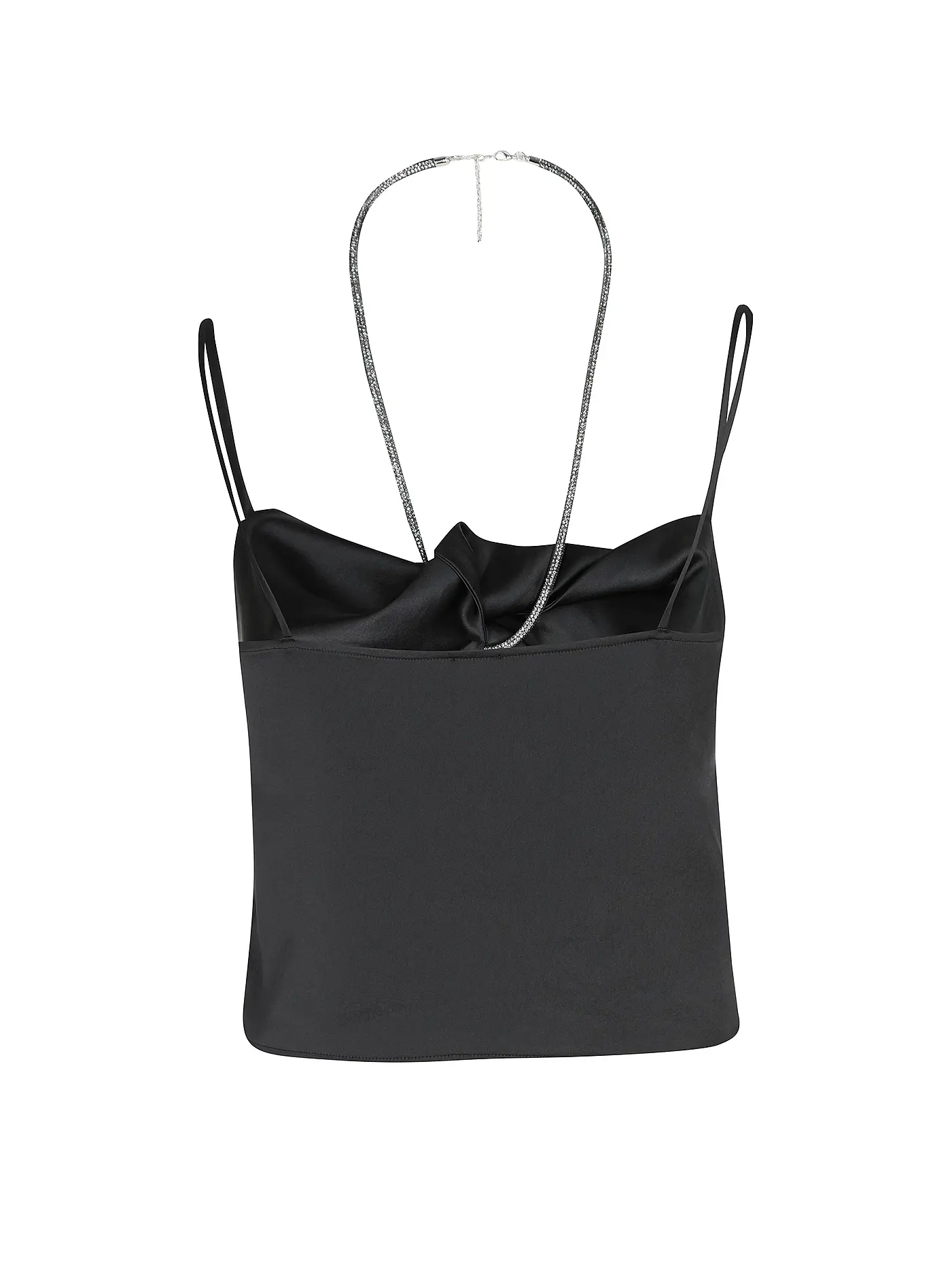 HUGO | Top Cropped Fit CRYSTALI | schwarz