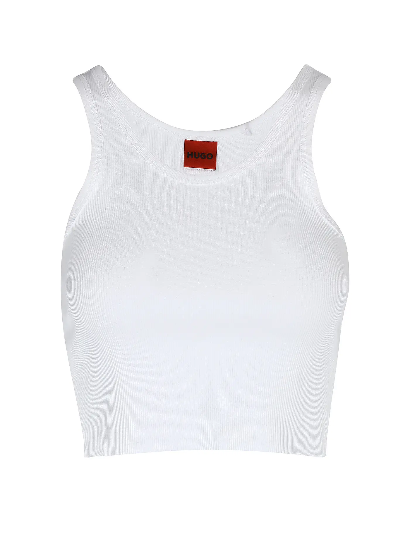 HUGO | Top Cropped Fit DALILLY | weiss