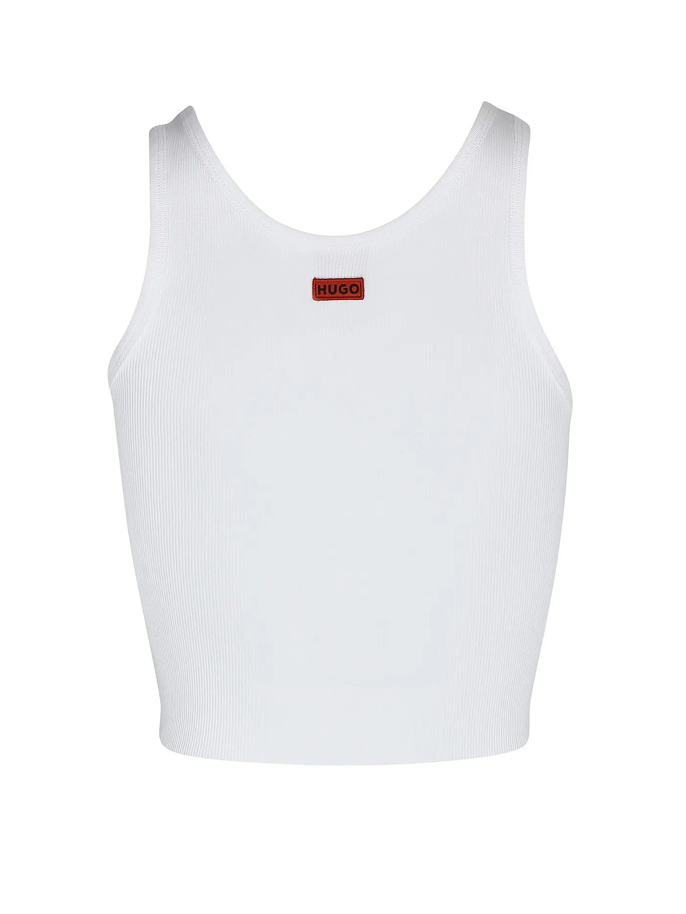 HUGO | Top Cropped Fit DALILLY | weiss