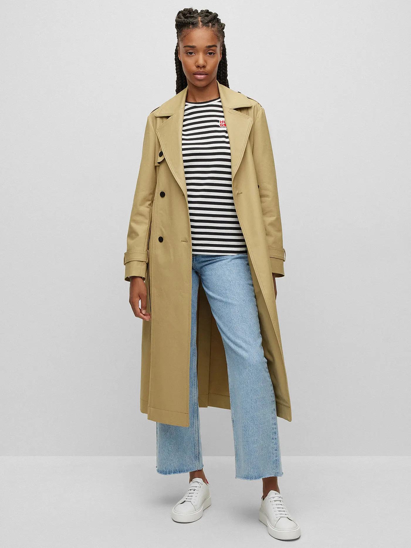 HUGO | Trenchcoat MESENDI | beige