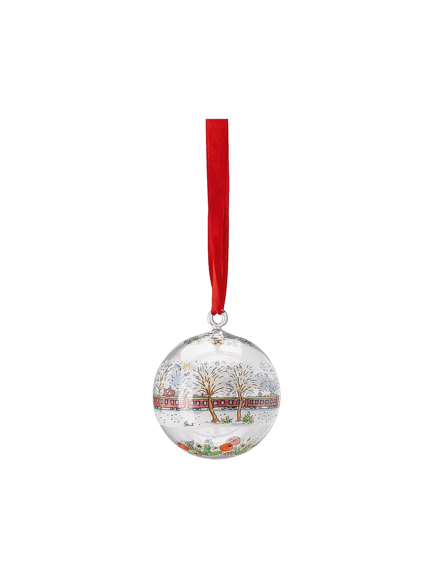 HUTSCHENREUTHER | Weihnachts Kristall Kugel 2023 | transparent
