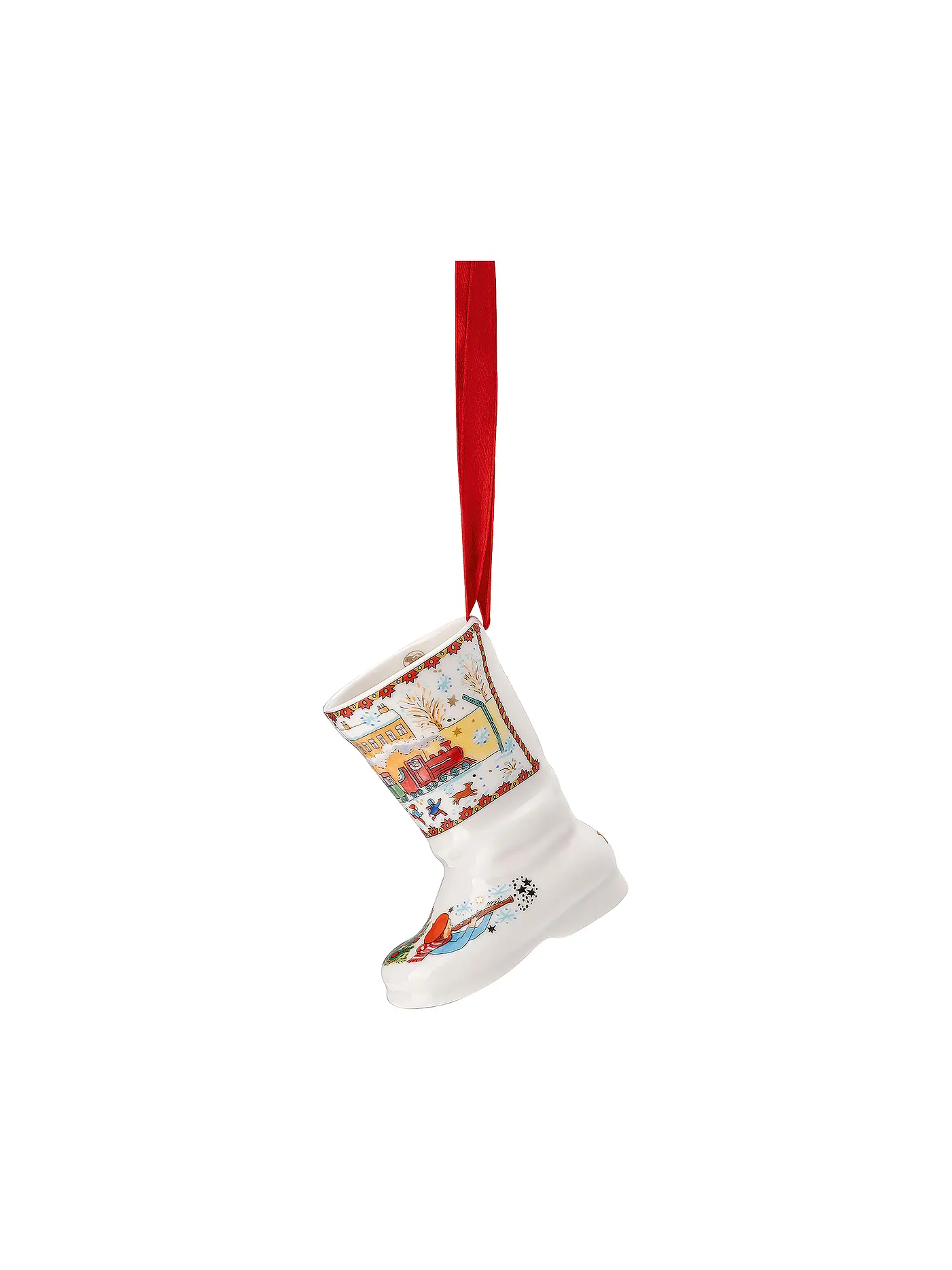 HUTSCHENREUTHER | Weihnachts Porzellan Stiefel 2023 | bunt