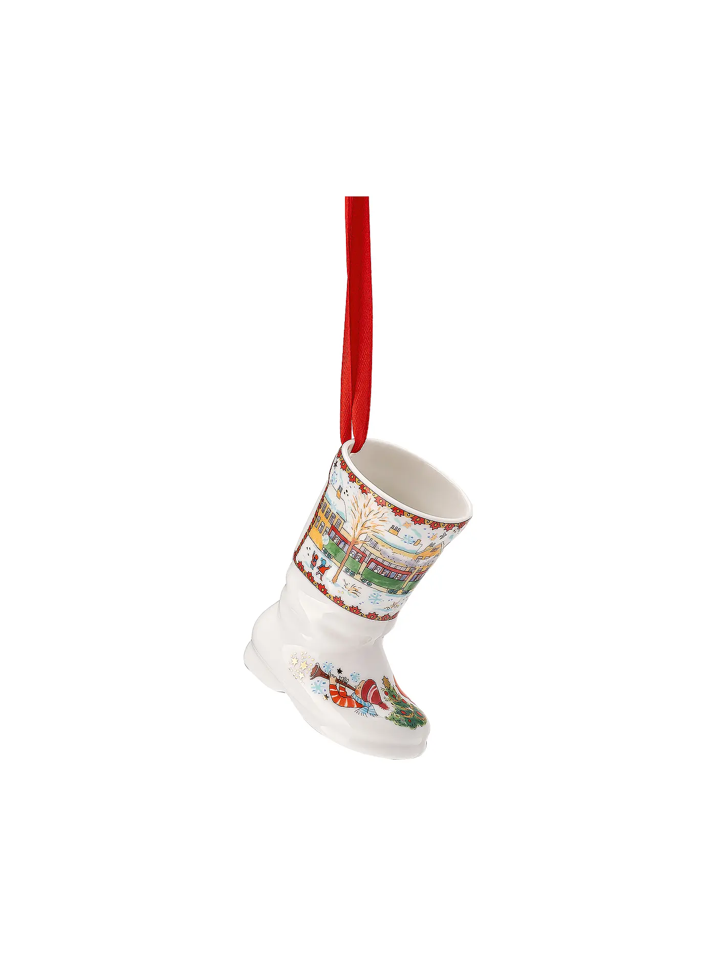 HUTSCHENREUTHER | Weihnachts Porzellan Stiefel 2023 | bunt