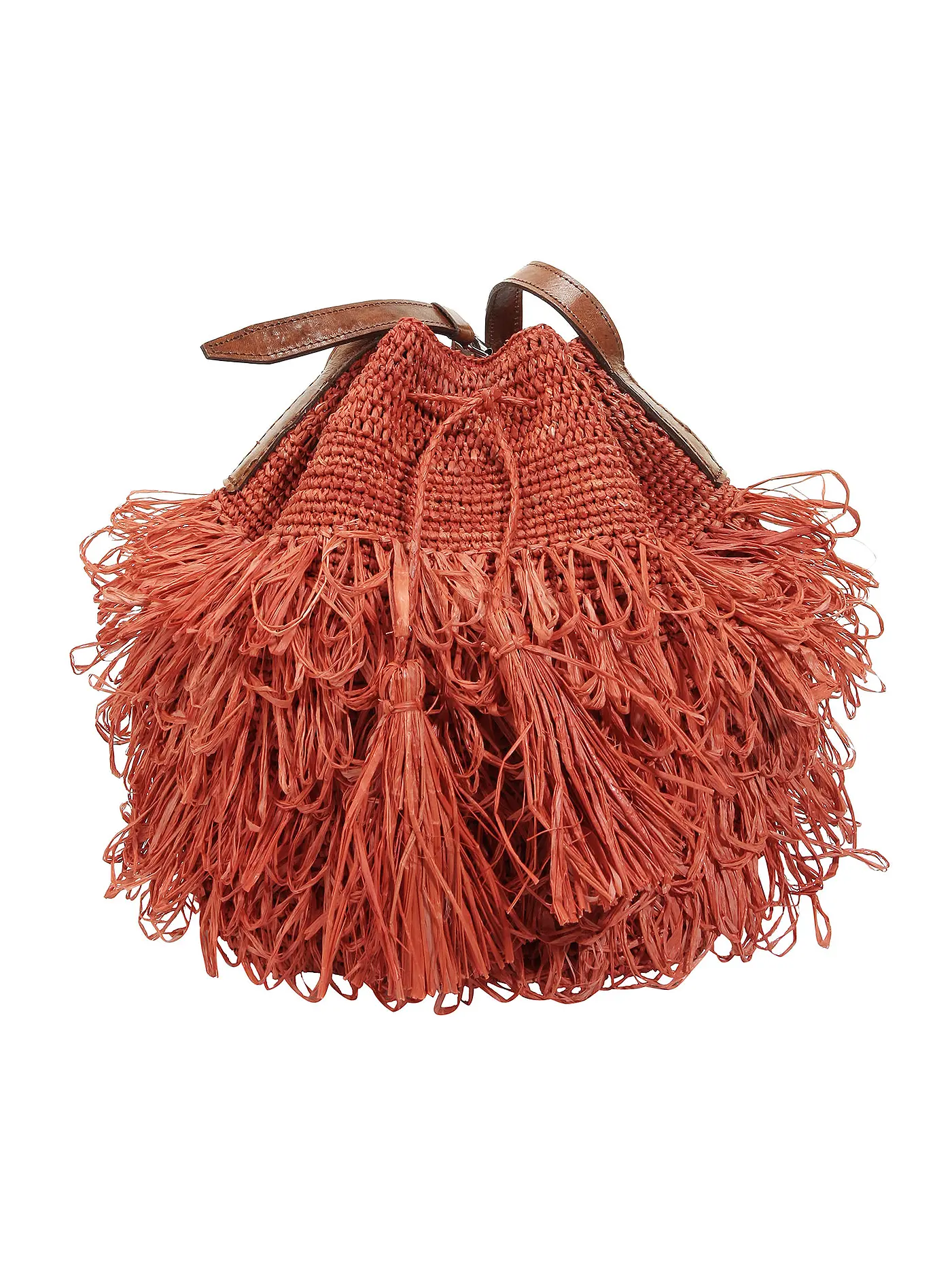IBELIV | Strohtasche - Umhängetasche Fia | orange