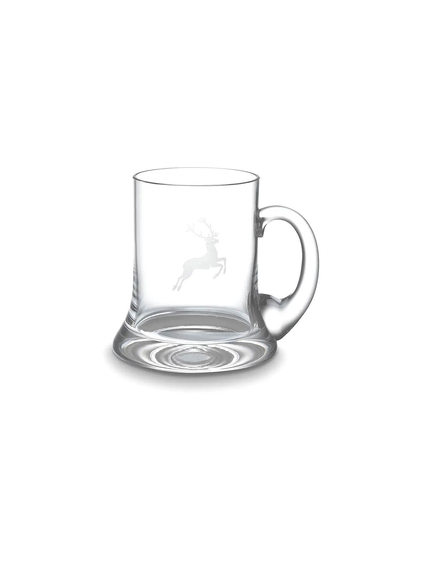 ILIOS | Bierkrug HIRSCH 0,5l | transparent