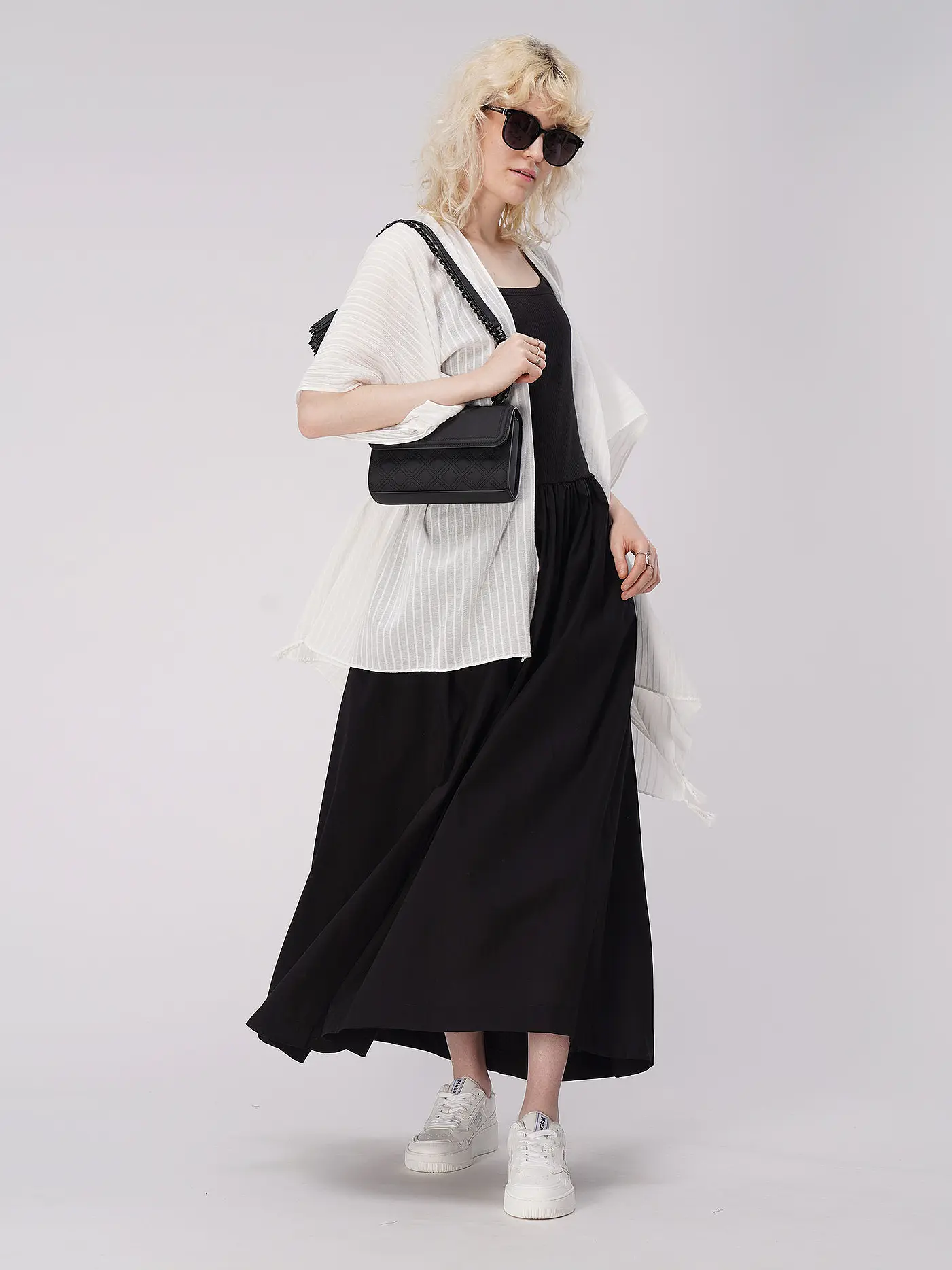 IN WEAR | Midikleid  DAGNAIW  | schwarz