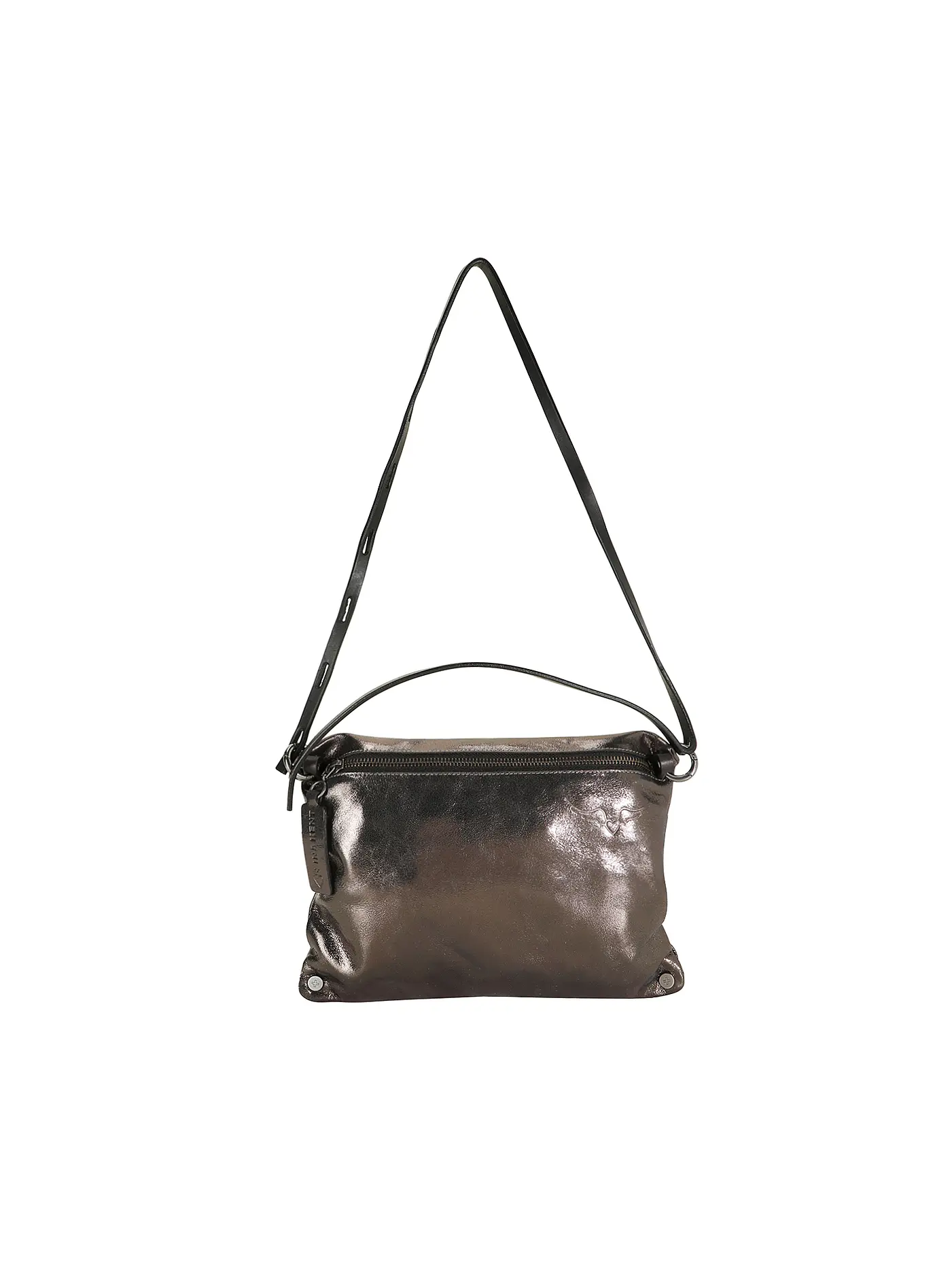 INA KENT | Ledertasche - Umhängetasche MOONLIT ed.1 | grau