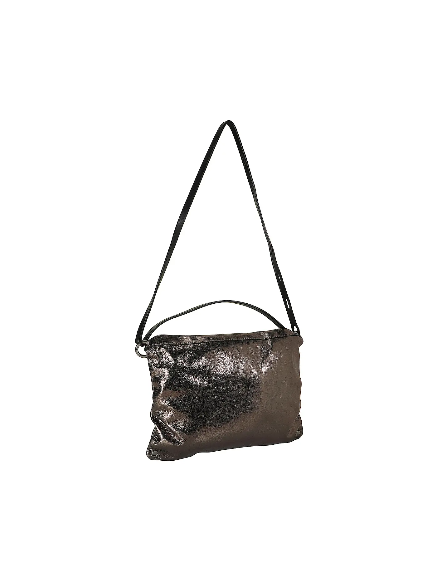INA KENT | Ledertasche - Umhängetasche MOONLIT ed.1 | grau