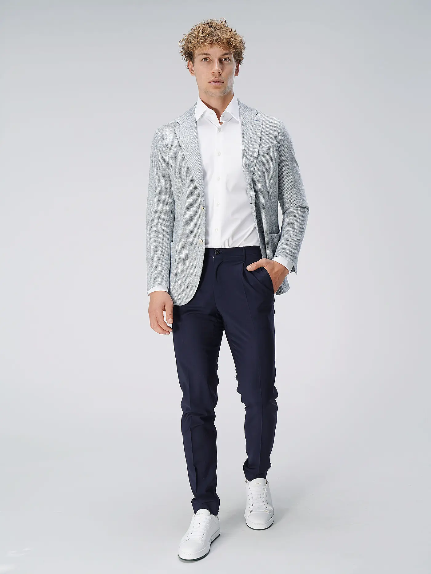 INCOTEX | Chino Tapered Fit | blau