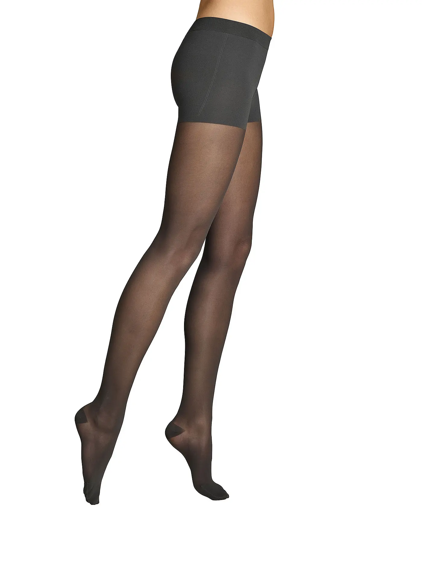 ITEM M6 | Stützstrumpfhose "Transculent" 30DEN (Anthracite) | grau