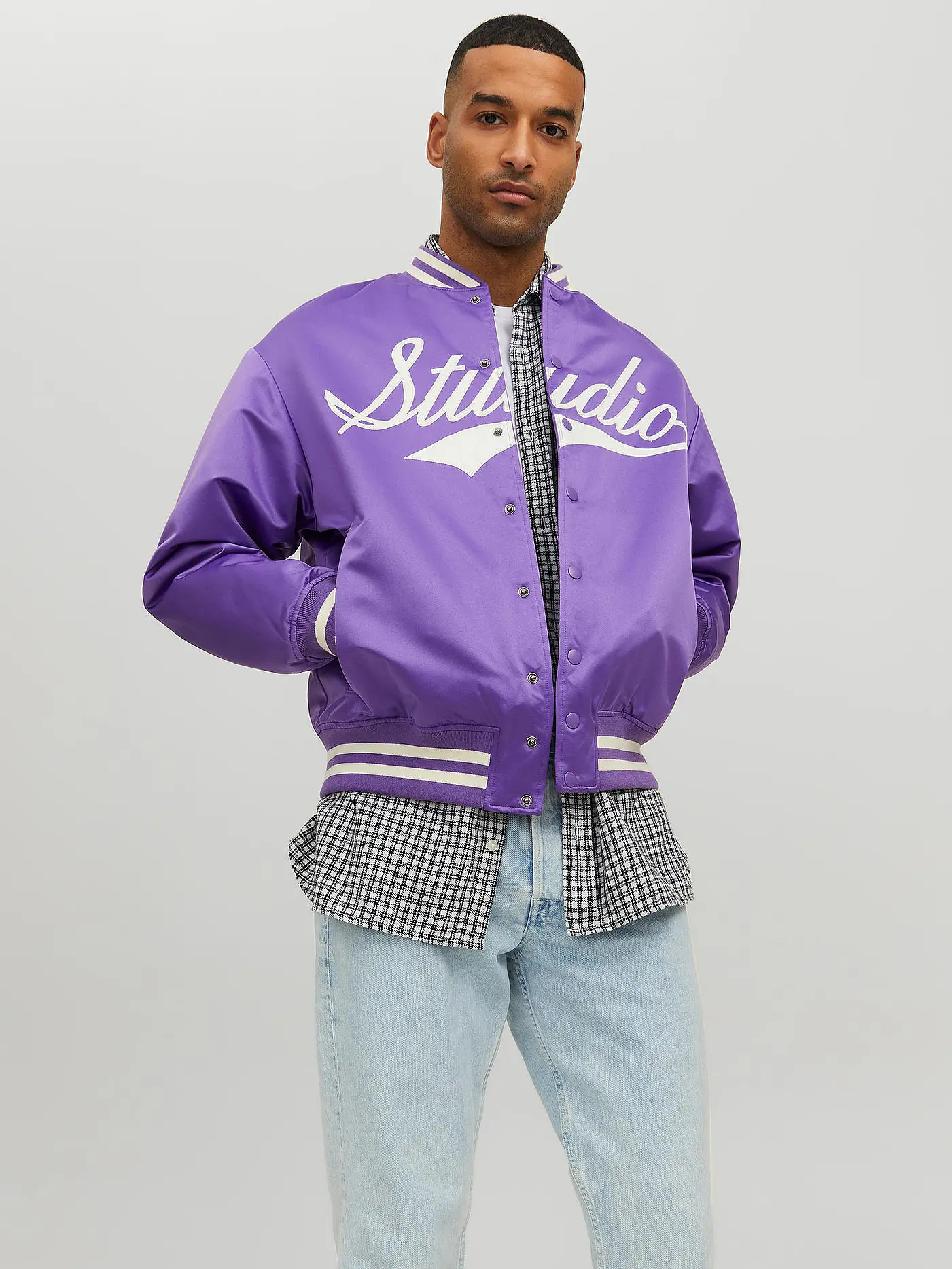 JACK & JONES | Bomberjacke JORSTUDIO | lila