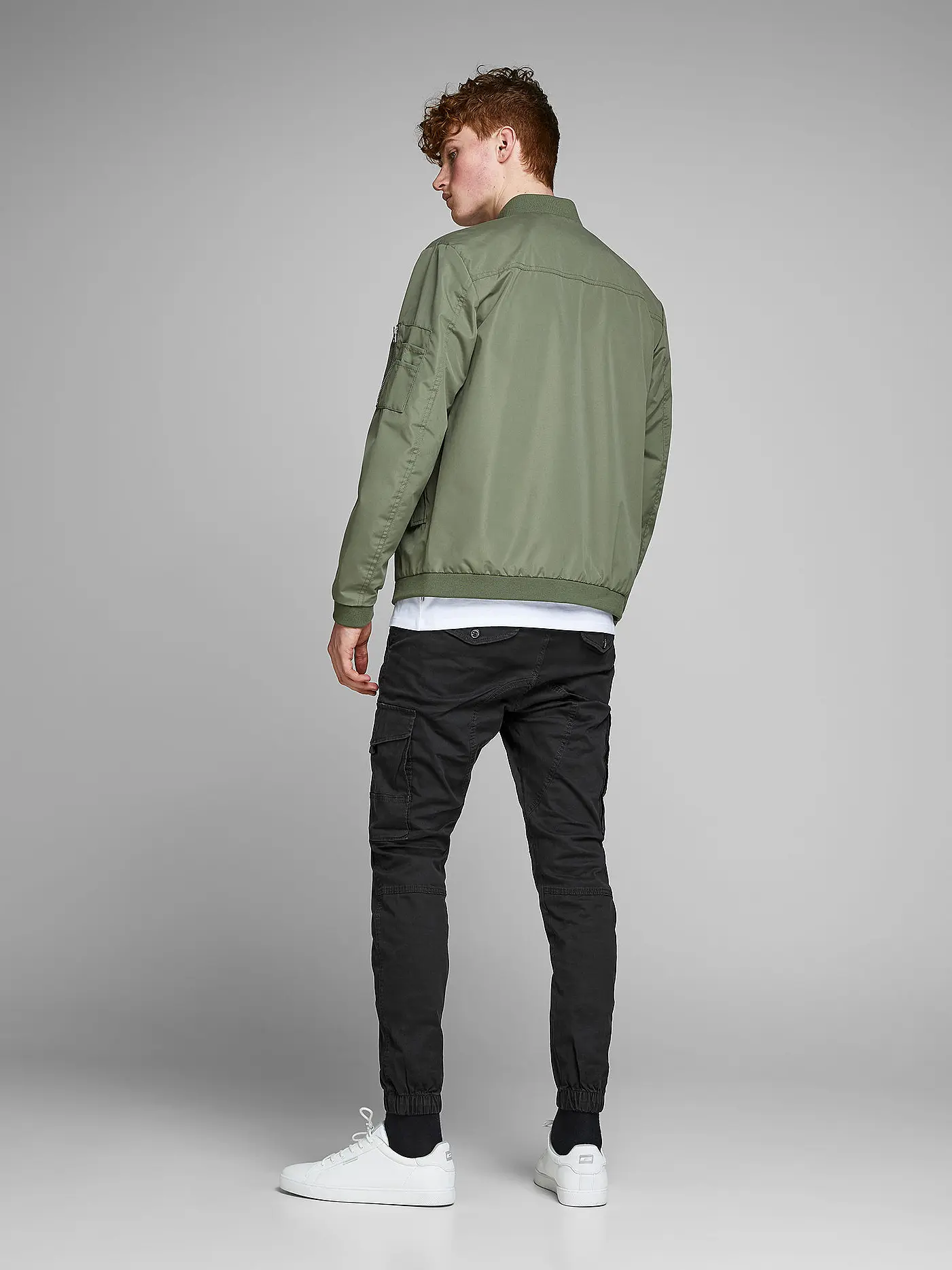 JACK & JONES | Cargohose "JJIPAUL JJFLAKE" | schwarz