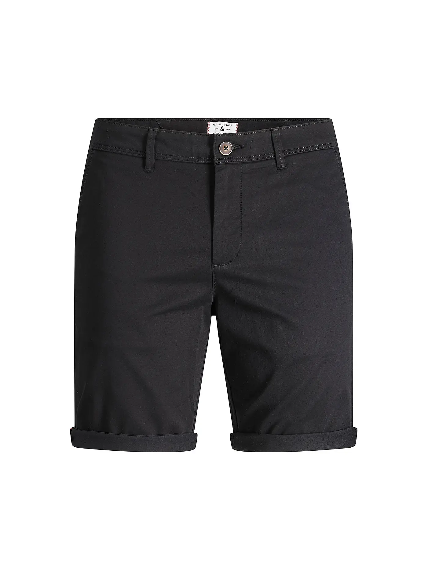 JACK & JONES | Chino Shorts Regular Fit JPSTBOWIE | schwarz
