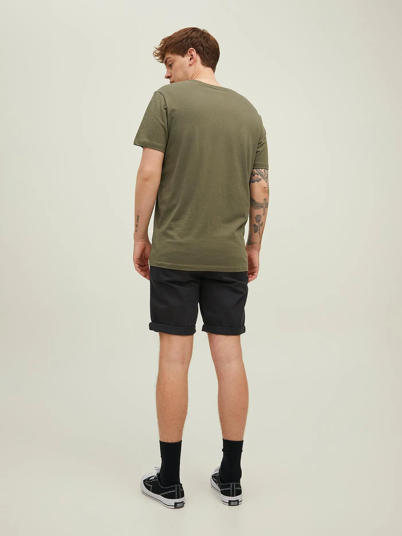 JACK & JONES | Chino Shorts Regular Fit JPSTBOWIE | schwarz