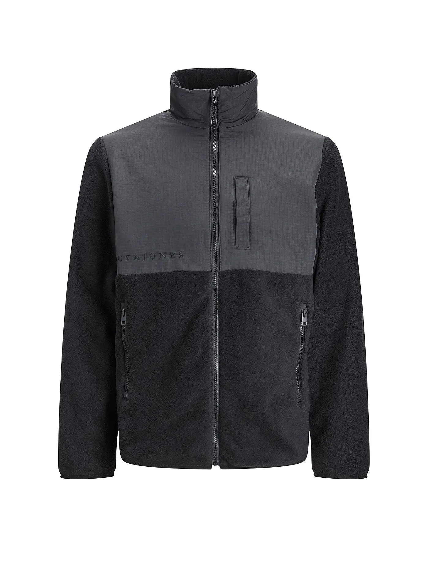 JACK & JONES | Fleecejacke JJMARVIN | schwarz