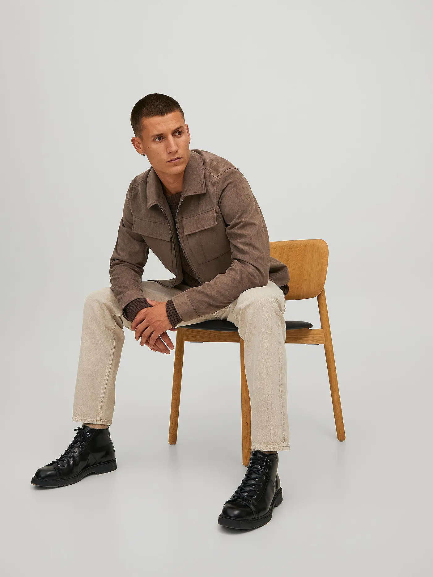 JACK & JONES | Jacke in Lederoptik JJEROCKY | braun