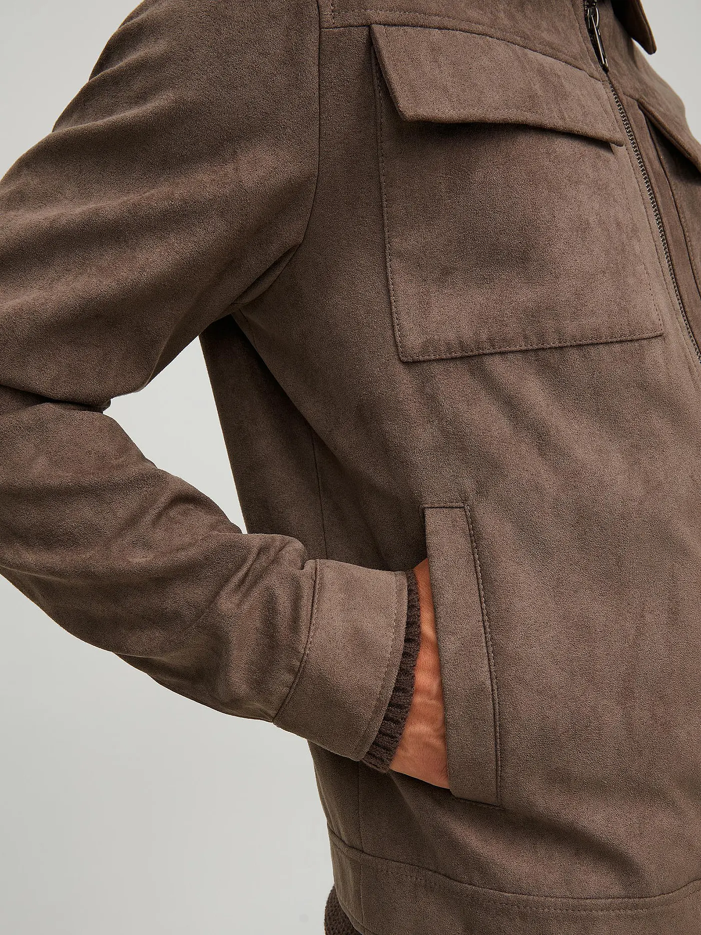JACK & JONES | Jacke in Lederoptik JJEROCKY | braun