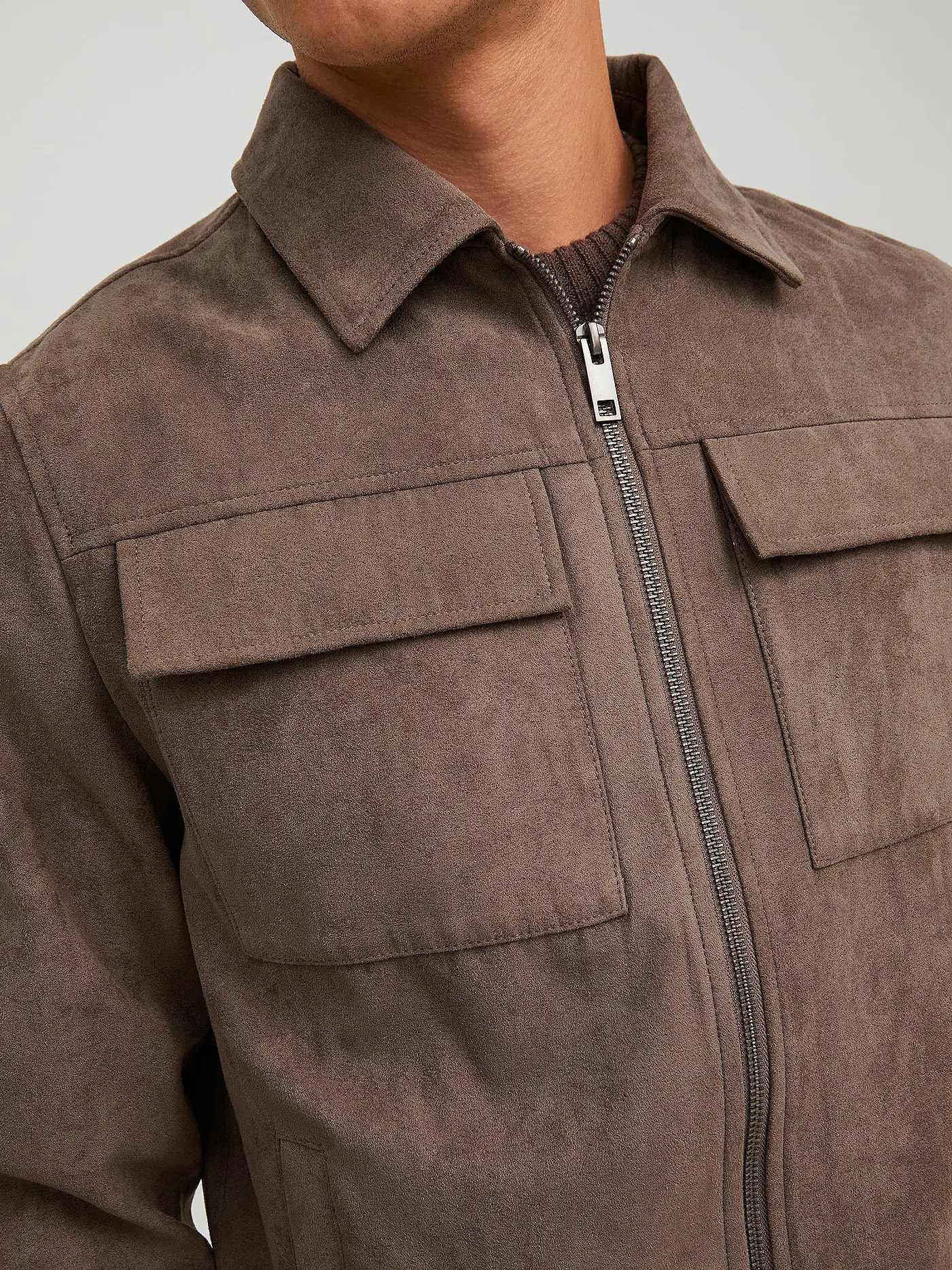 JACK & JONES | Jacke in Lederoptik JJEROCKY | braun