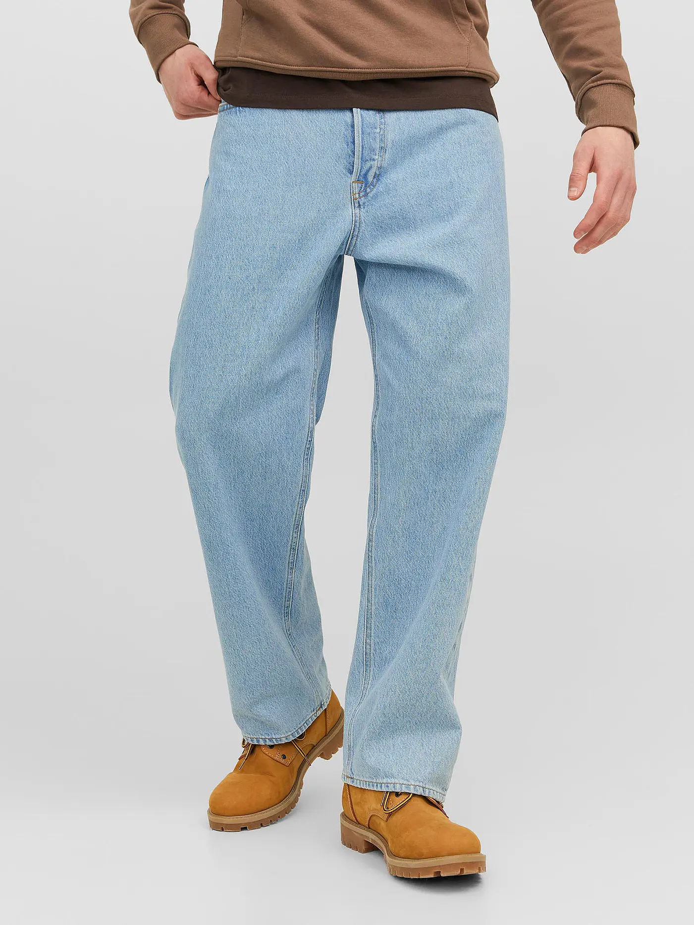 JACK & JONES | Jeans Baggy Fit JJIALEX JJORIGINAL 304 | hellblau