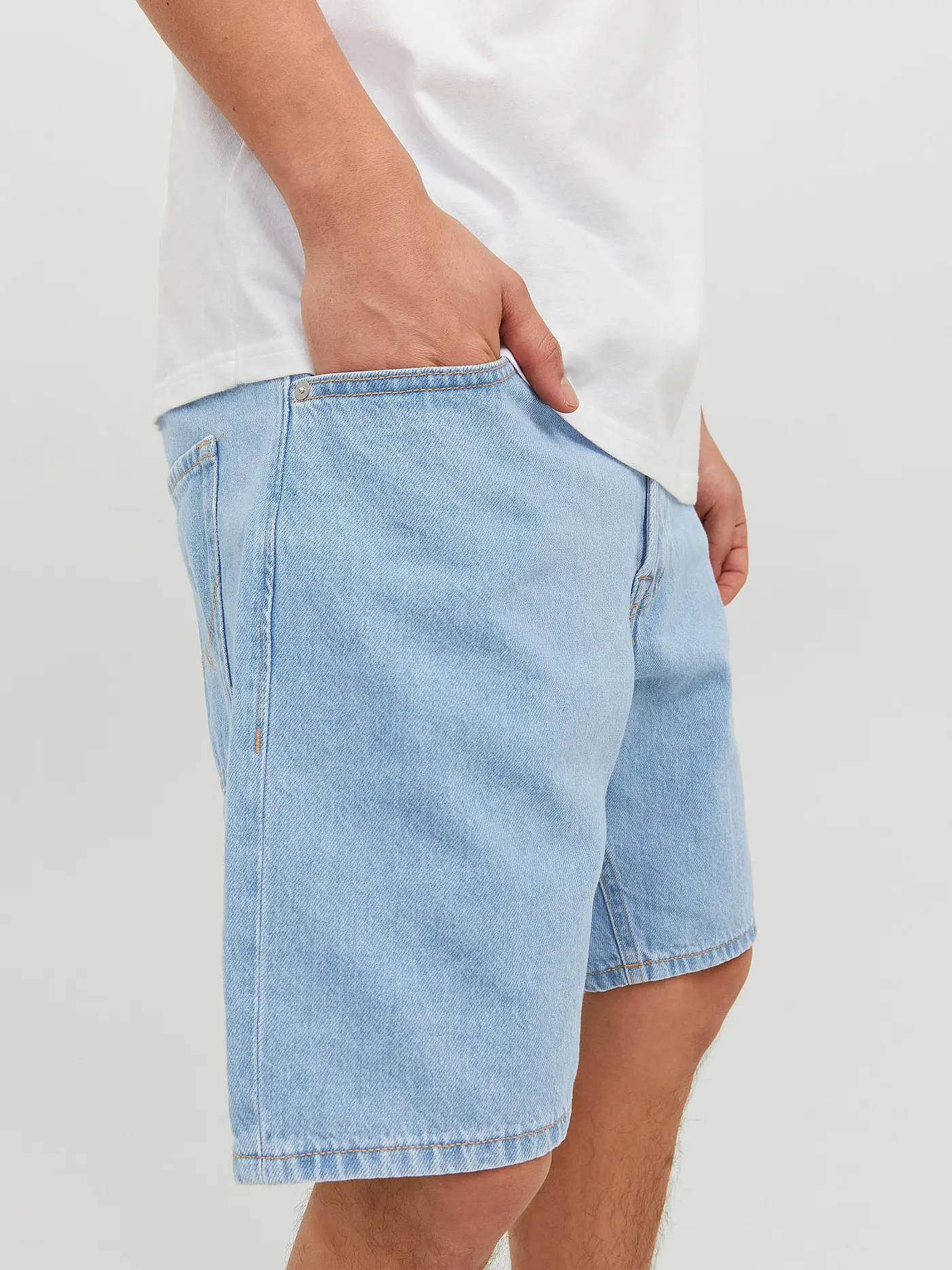 JACK & JONES | Jeans Shorts JJCHRIS JJORIGINAL | hellblau