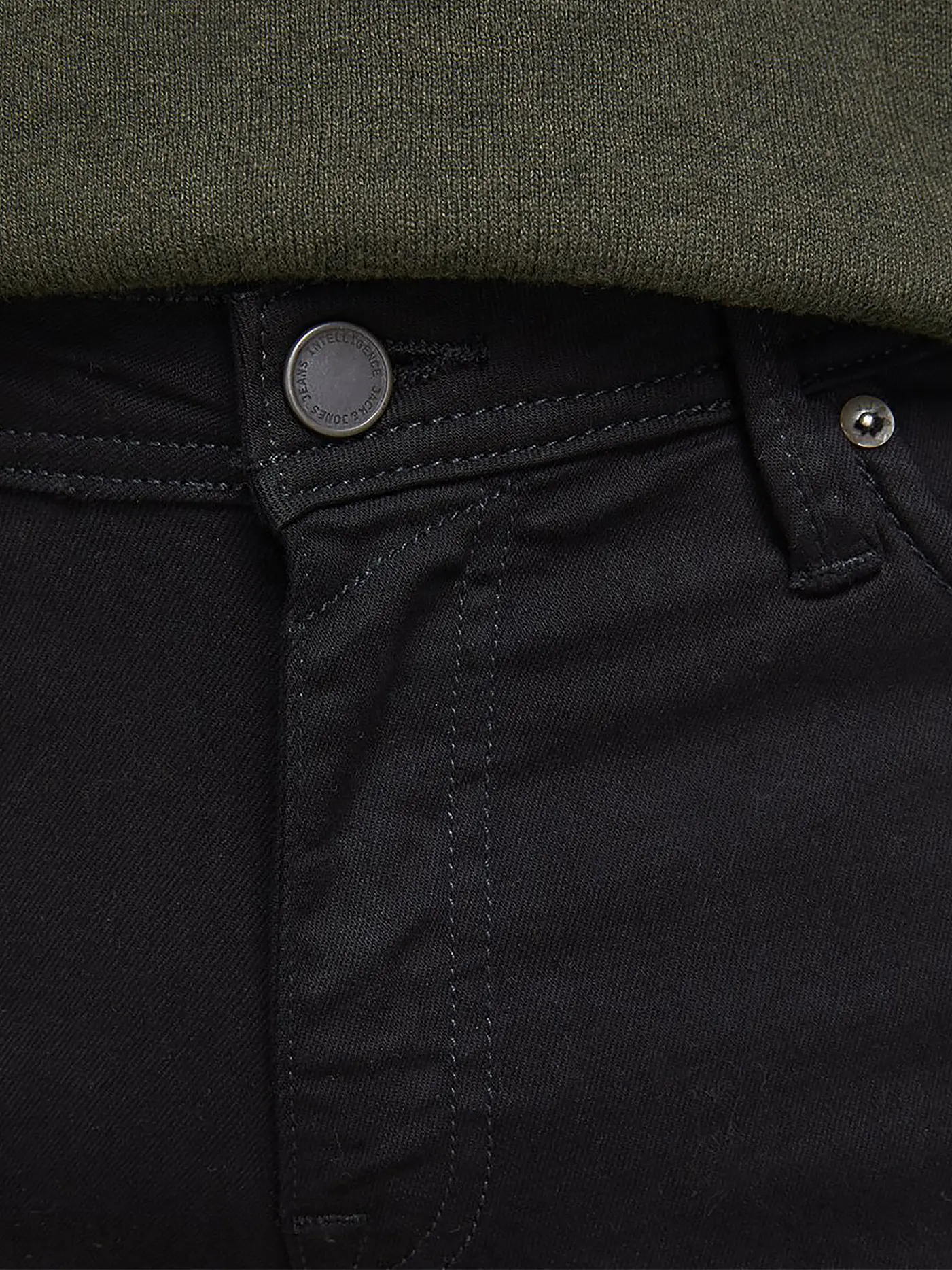 JACK & JONES | Jeans Slim Fit " GLENN FELIX AM 046 " | schwarz