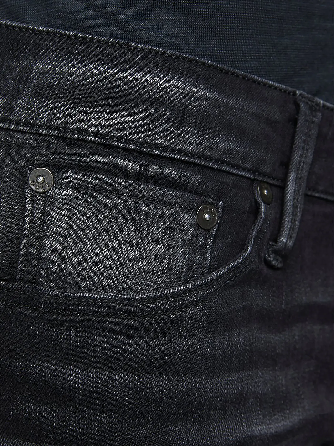 JACK & JONES | Jeans Slim Fit " JJIGLENN JJICON " | schwarz