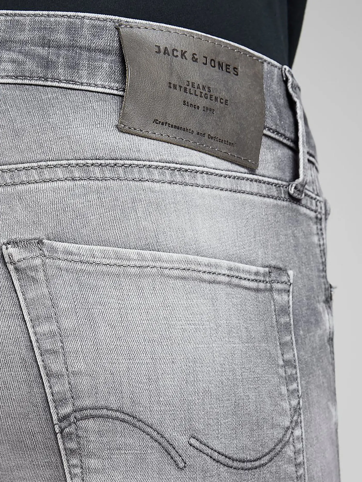 JACK & JONES | Jeans Slim Fit JJIGLENN JJICON  | grau