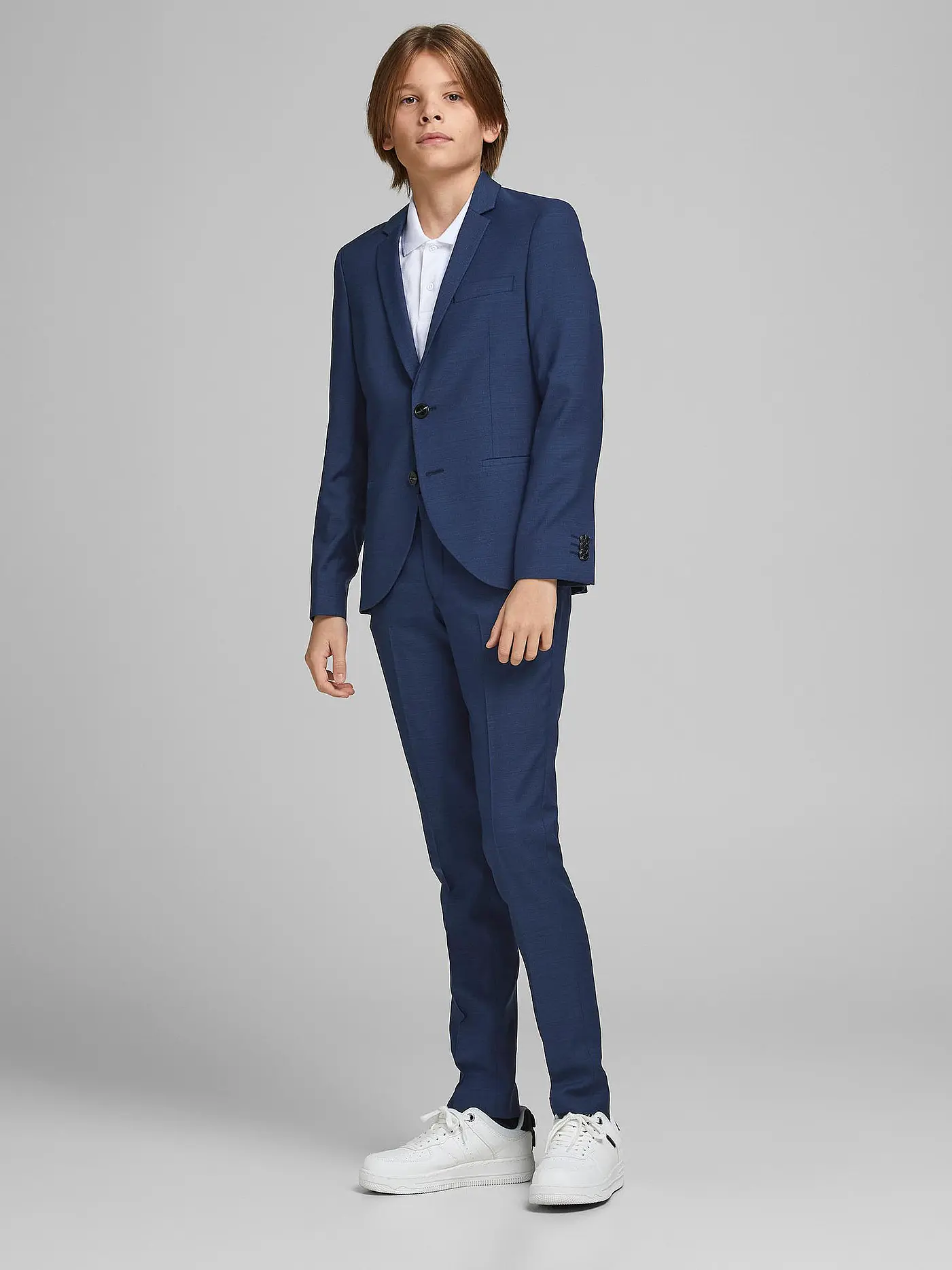 JACK & JONES | Jungen Anzughose JPRSOLARIS  | blau