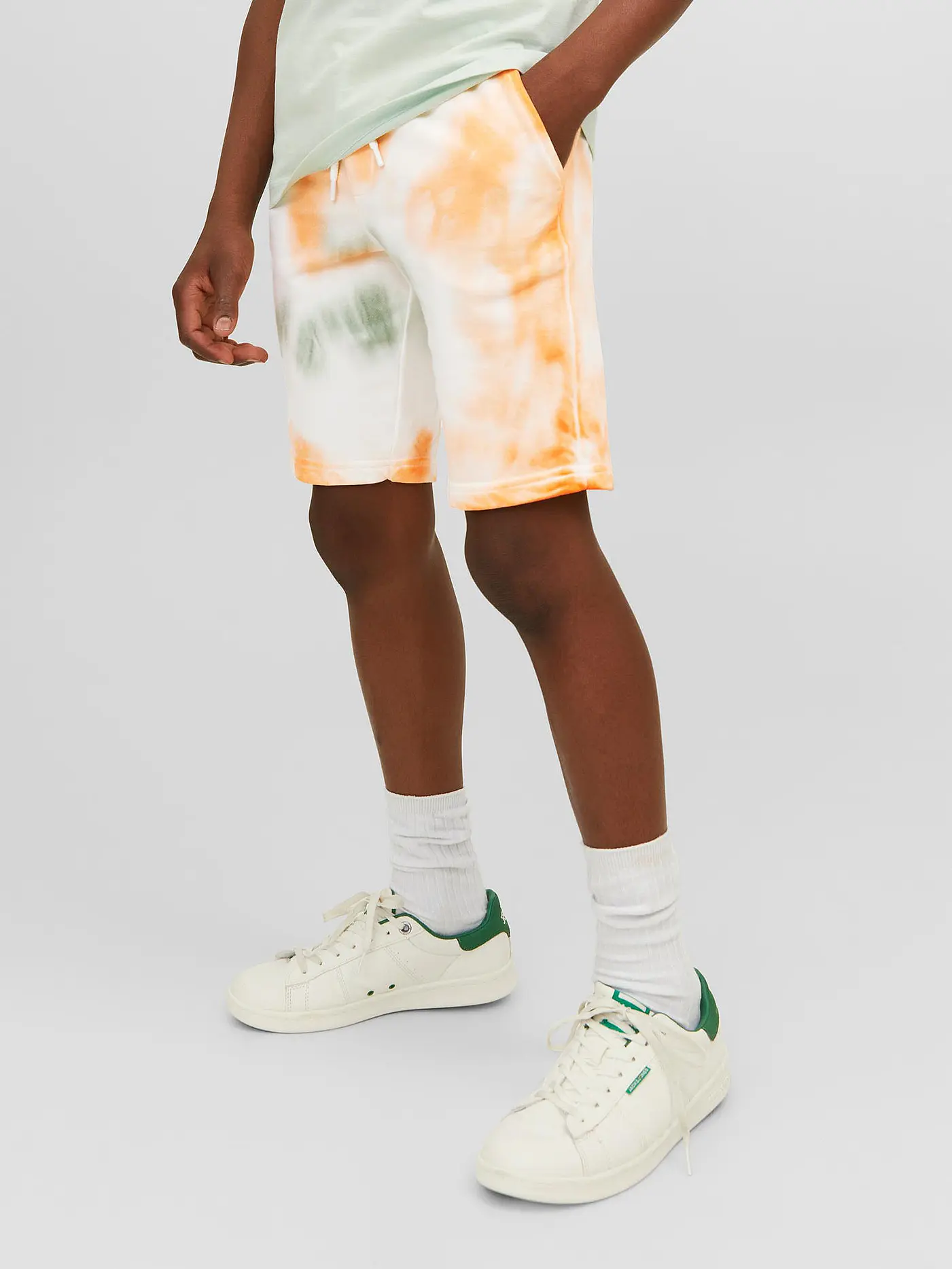 JACK & JONES | Jungen Bermuda JPSTTIE  | weiss