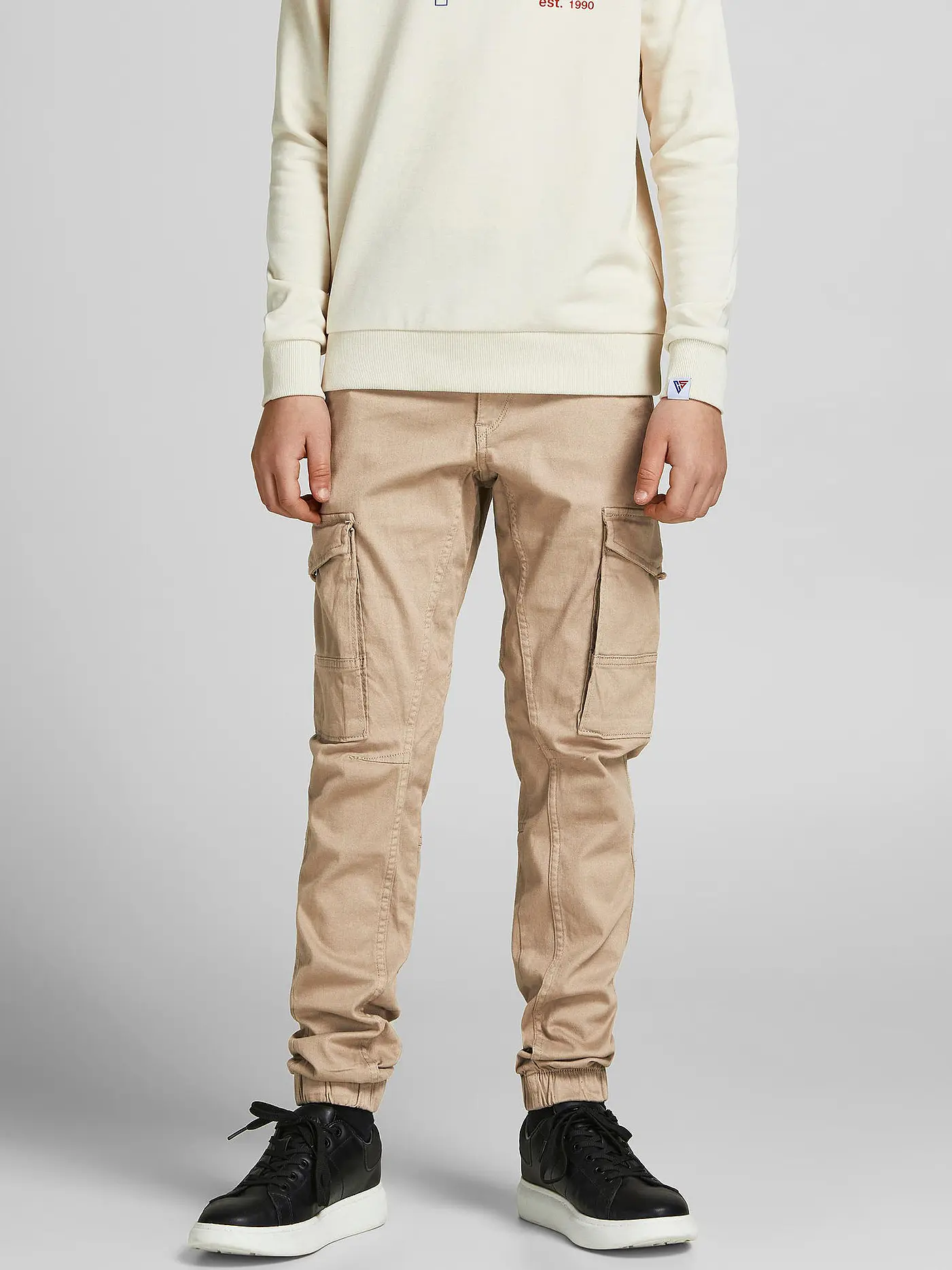 JACK & JONES | Jungen Cargohose JPSTPAUL JJFLAKE | beige