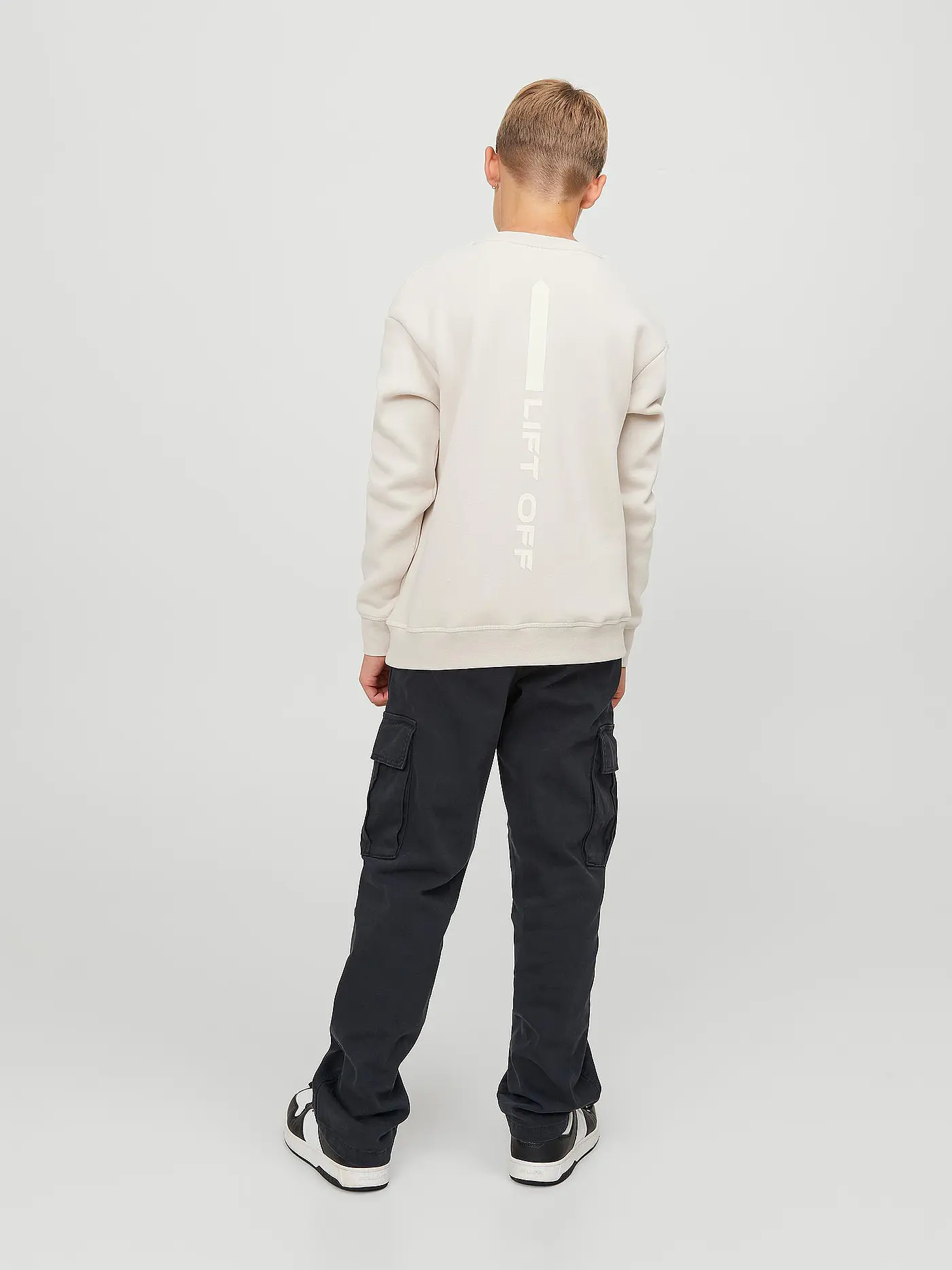 JACK & JONES | Jungen Cargohose JSPTKANE JJHARLOW | schwarz