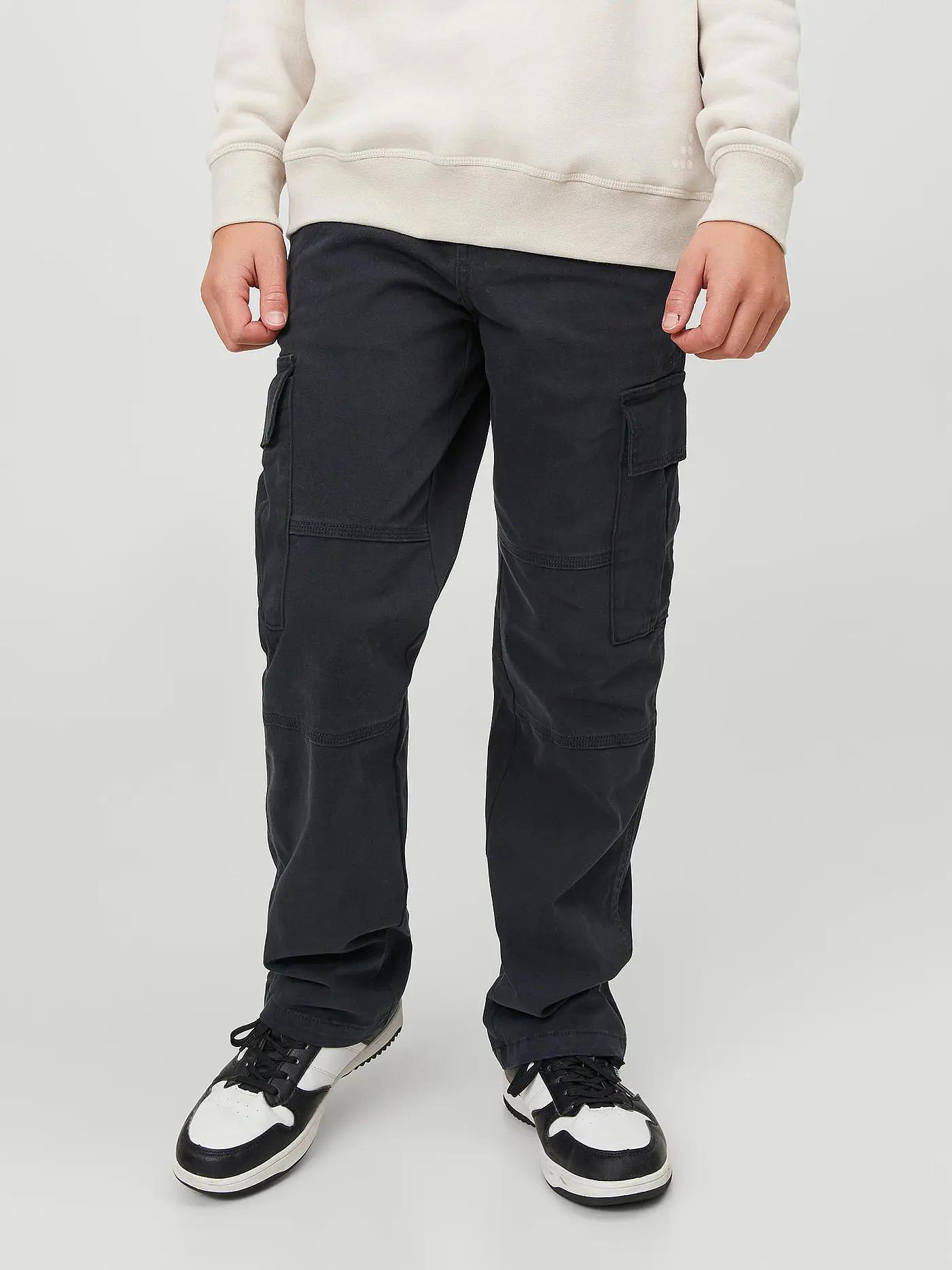 JACK & JONES | Jungen Cargohose JSPTKANE JJHARLOW | schwarz