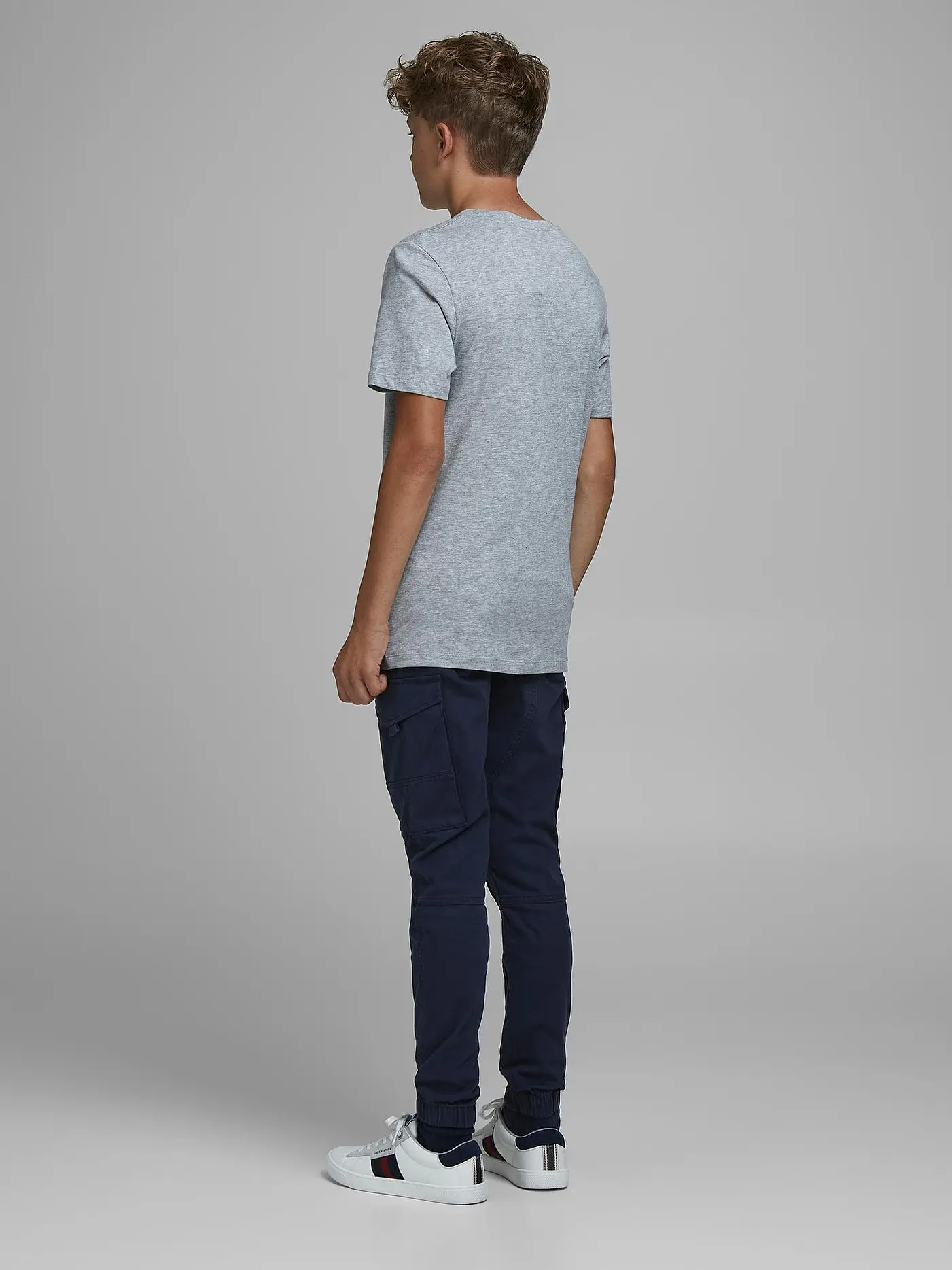 JACK & JONES | Jungen Cargohose Slim Fit JJIPAUL | blau