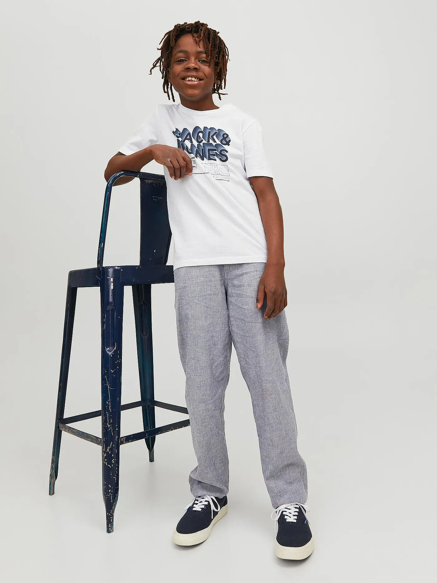 JACK & JONES | Jungen Chino JPSTOLLIE  | hellblau