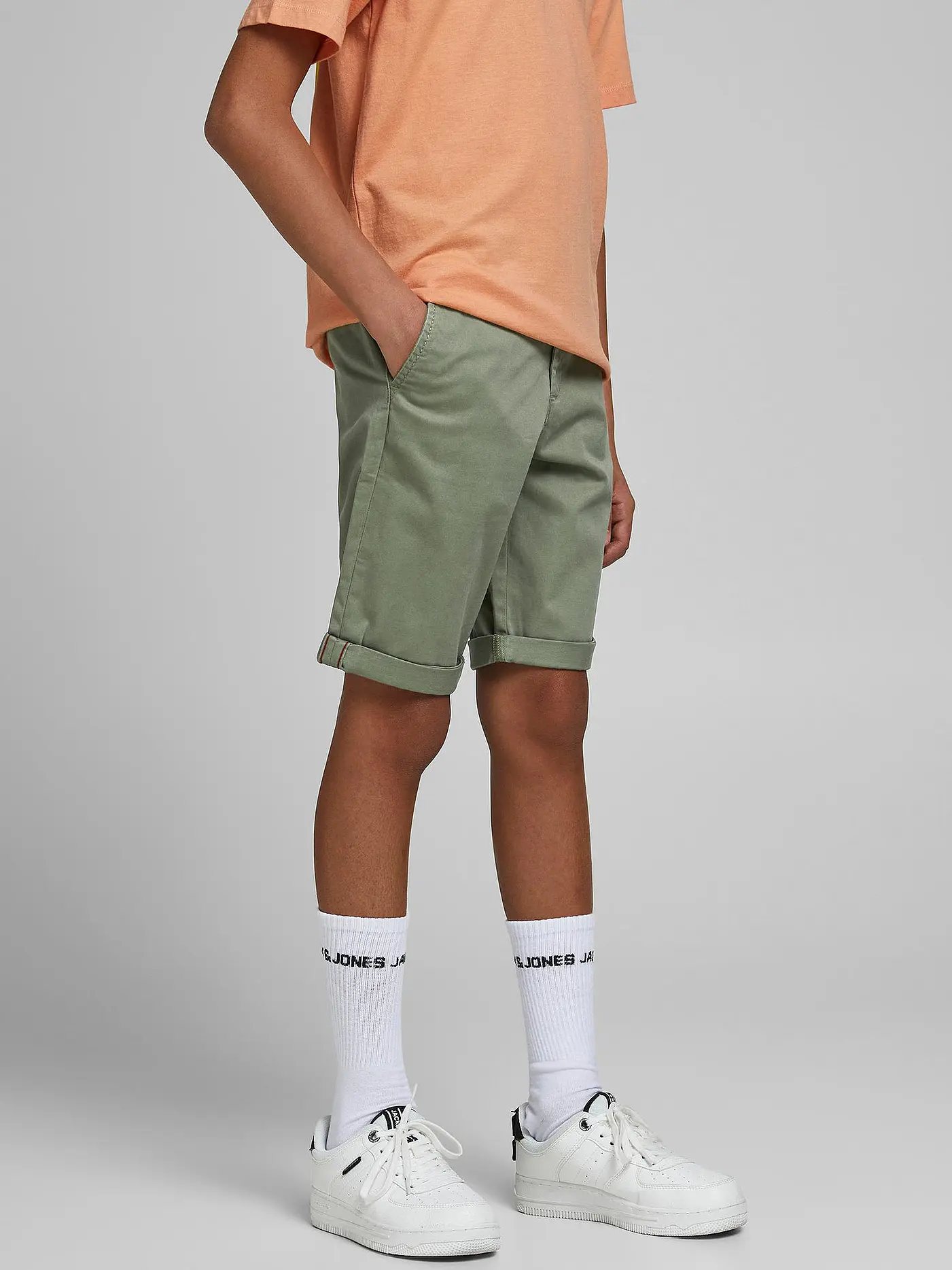 JACK & JONES | Jungen Chinoshorts " JJIBOWIE " | olive