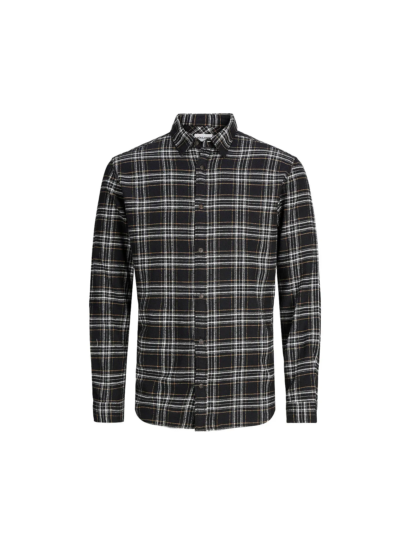 JACK & JONES | Jungen Hemd JJPLAIN FALL | schwarz