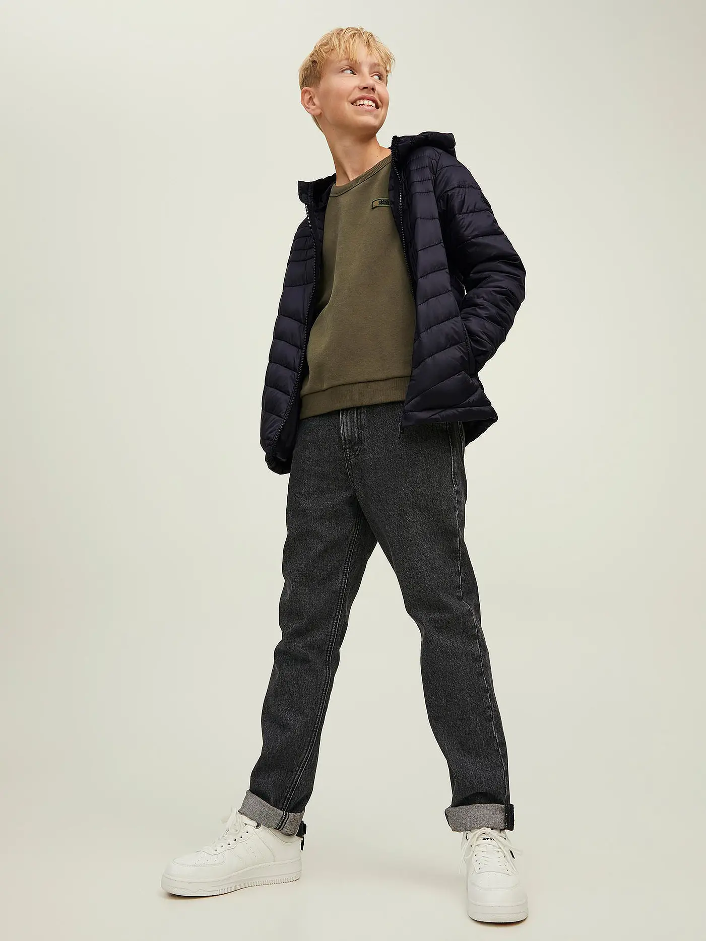JACK & JONES | Jungen Jacke JJEHERO | schwarz