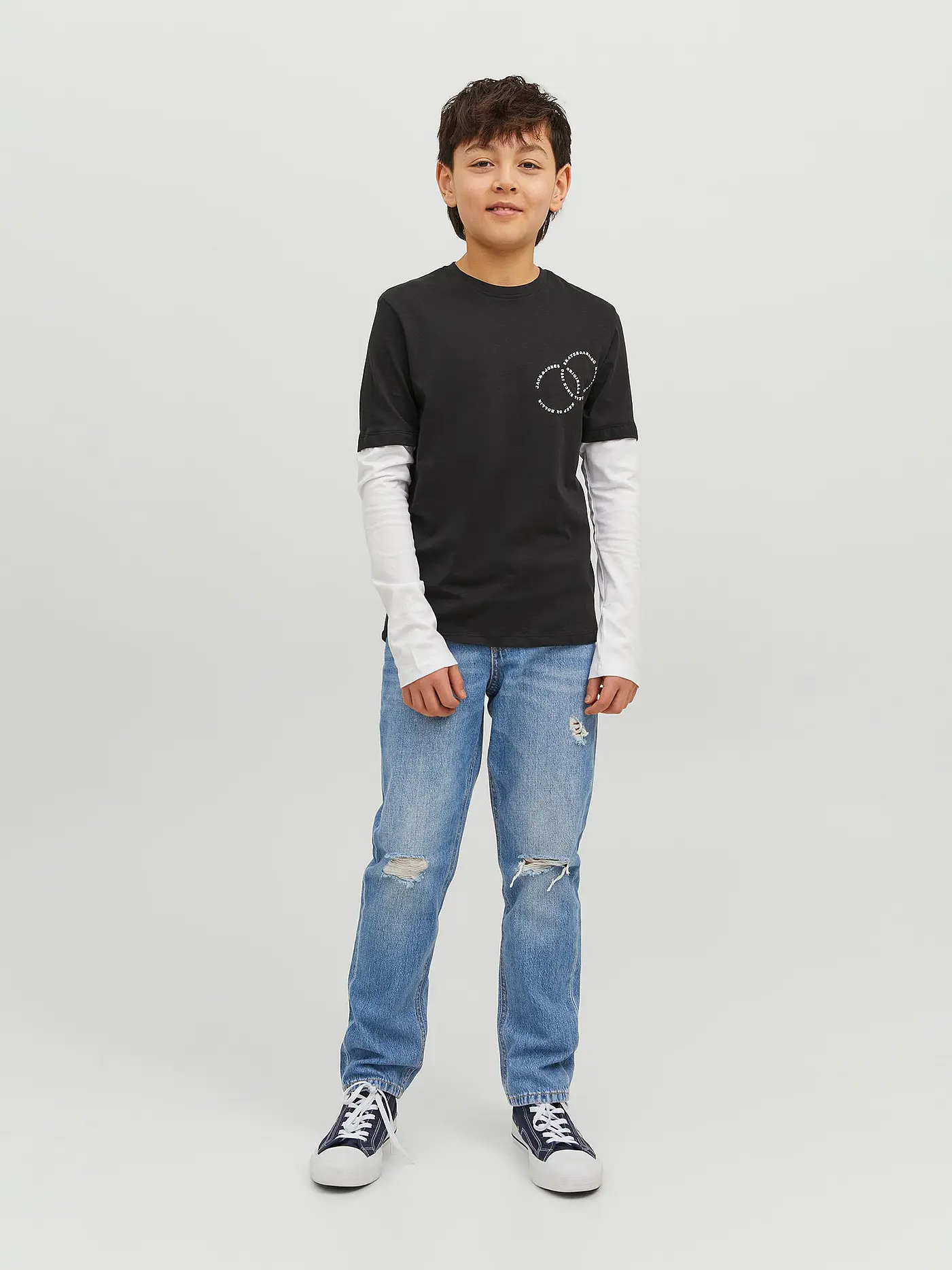 JACK & JONES | Jungen Jeans Regular Fit JJICLARK | blau