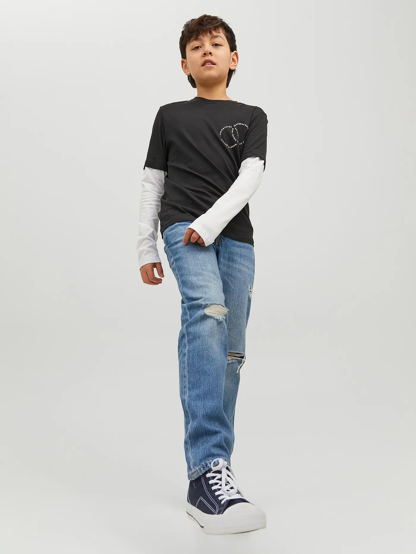 JACK & JONES | Jungen Jeans Regular Fit JJICLARK | blau