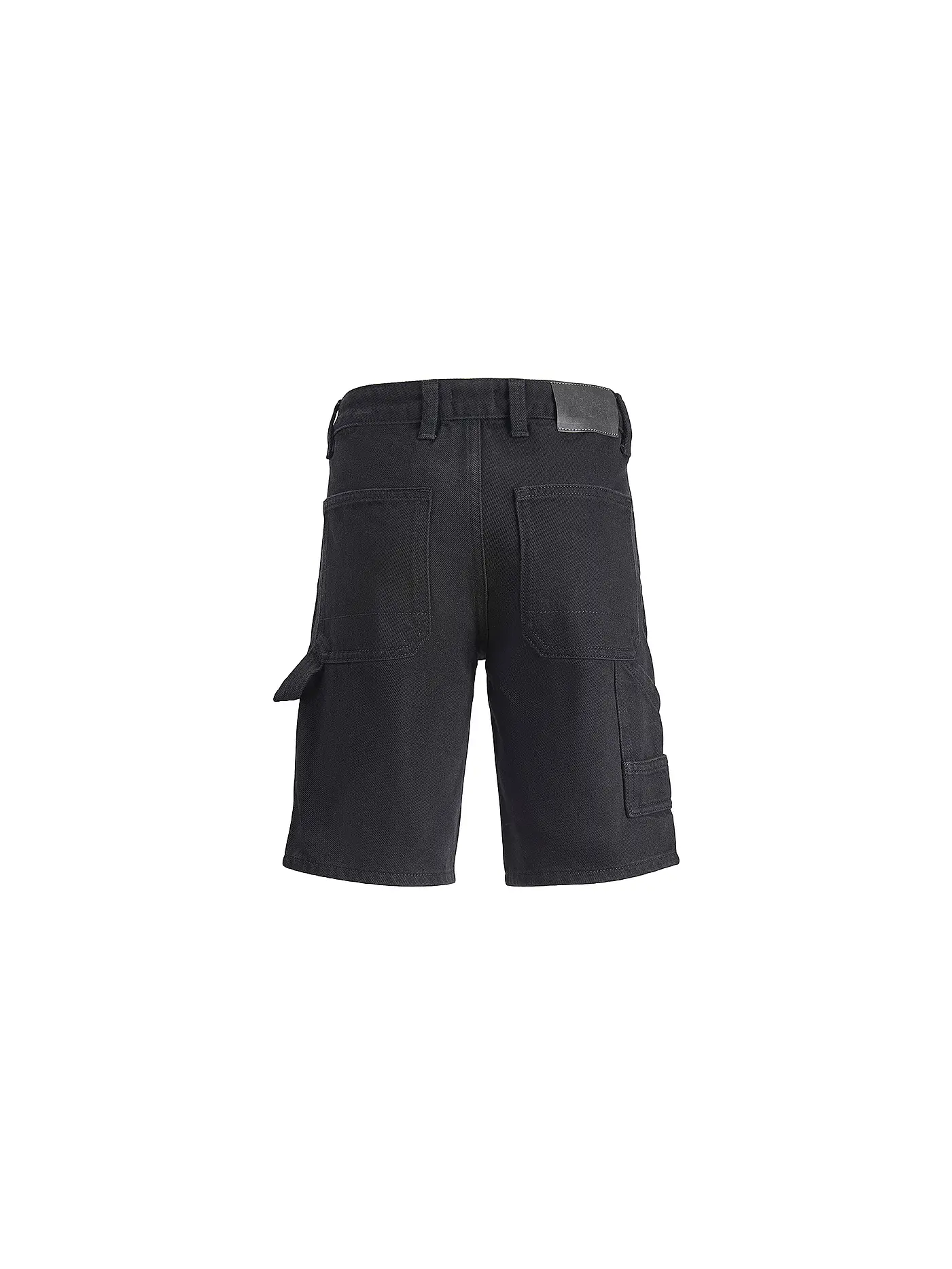 JACK & JONES | Jungen Jeans Shorts  JJITONY JJIUTILITY | schwarz